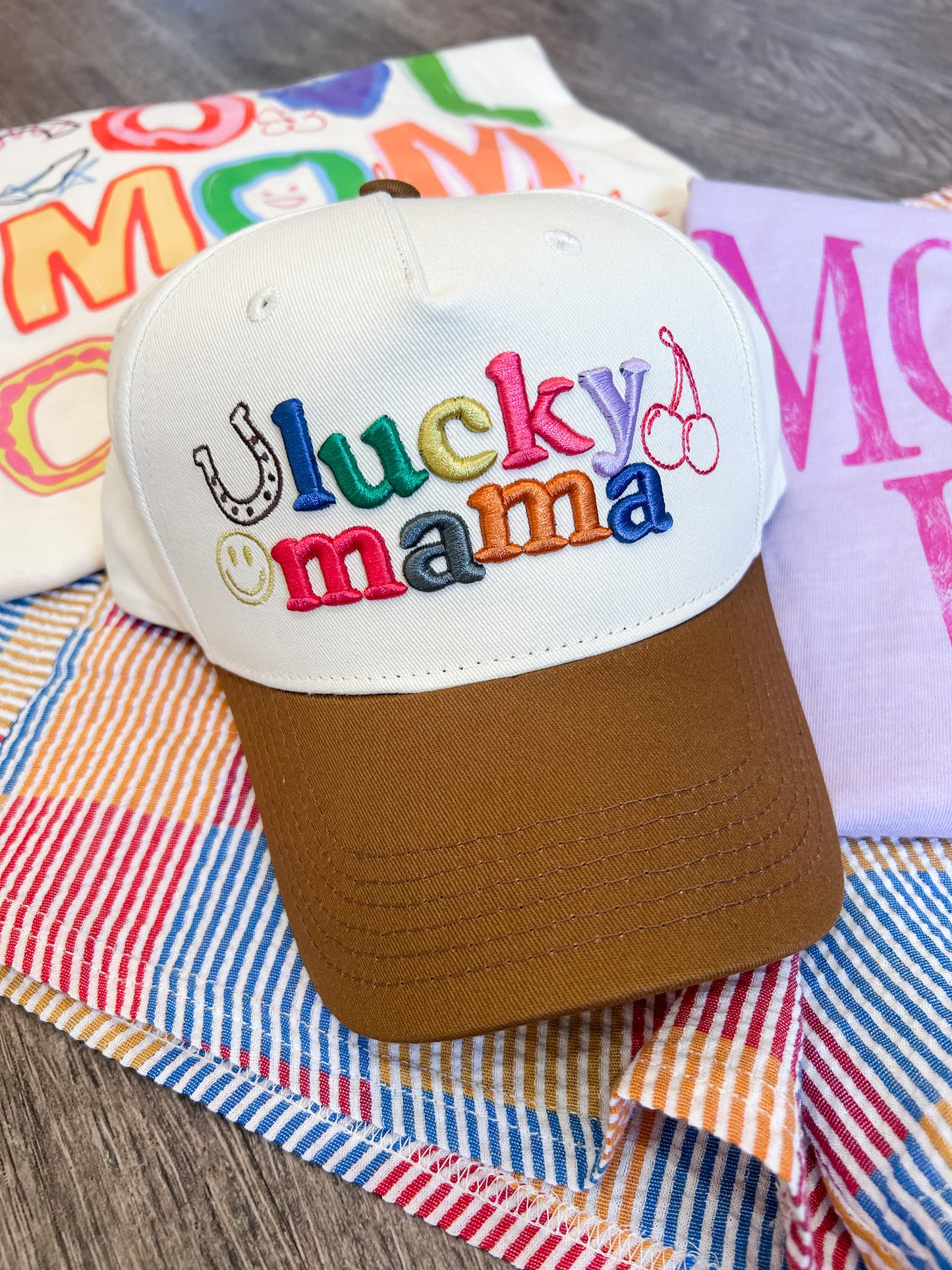 LUCKY MAMA TRUCKER HAT