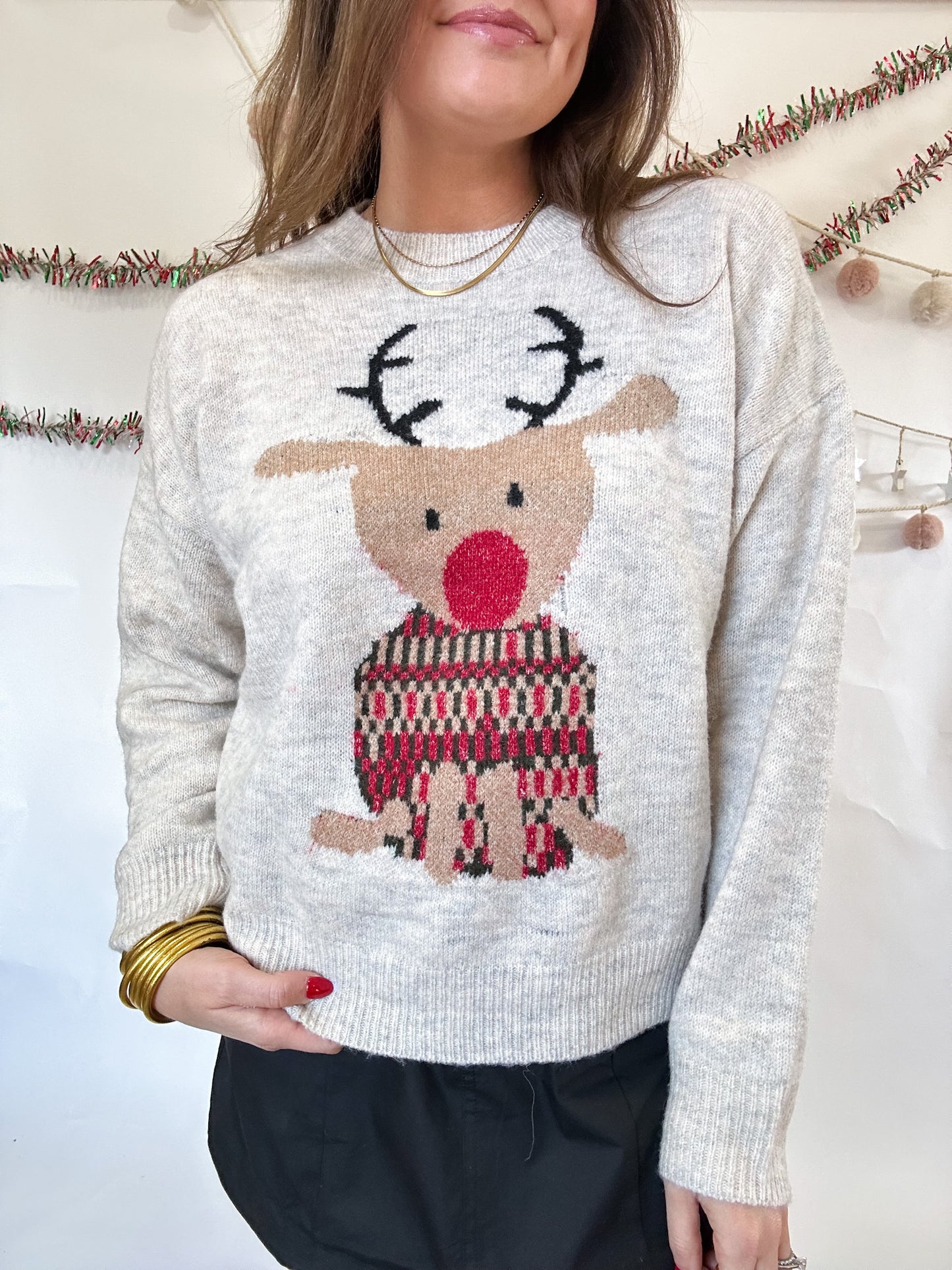 REINDEER SWEATER