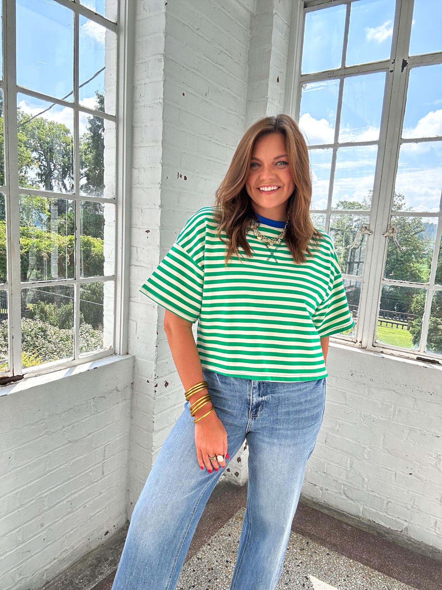 BLAKELY STRIPE TOP