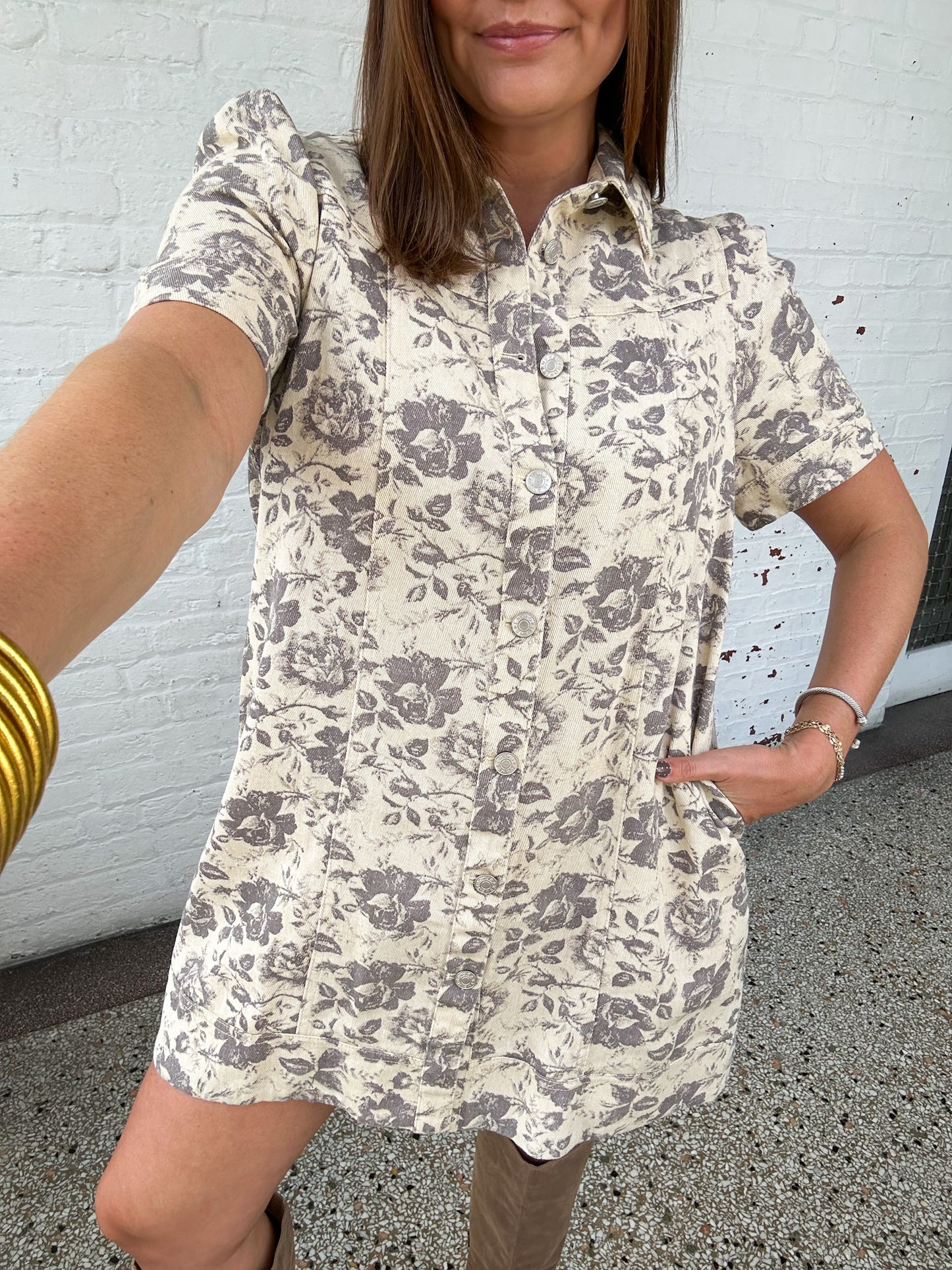 VINTAGE GARDEN MINI DRESS
