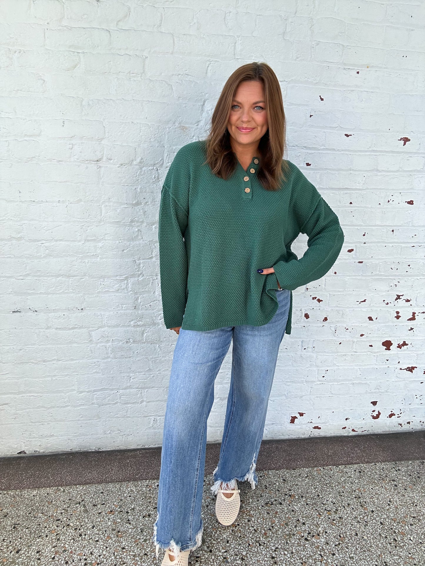 LAYER UP SWEATER - FOREST