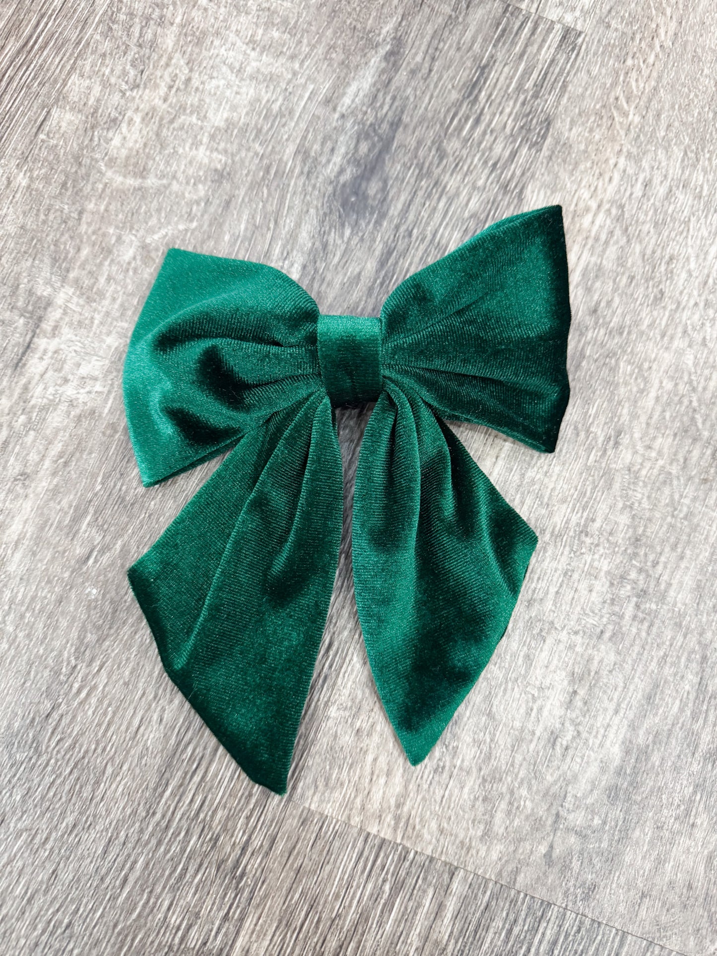 VELVET HAIR BOW