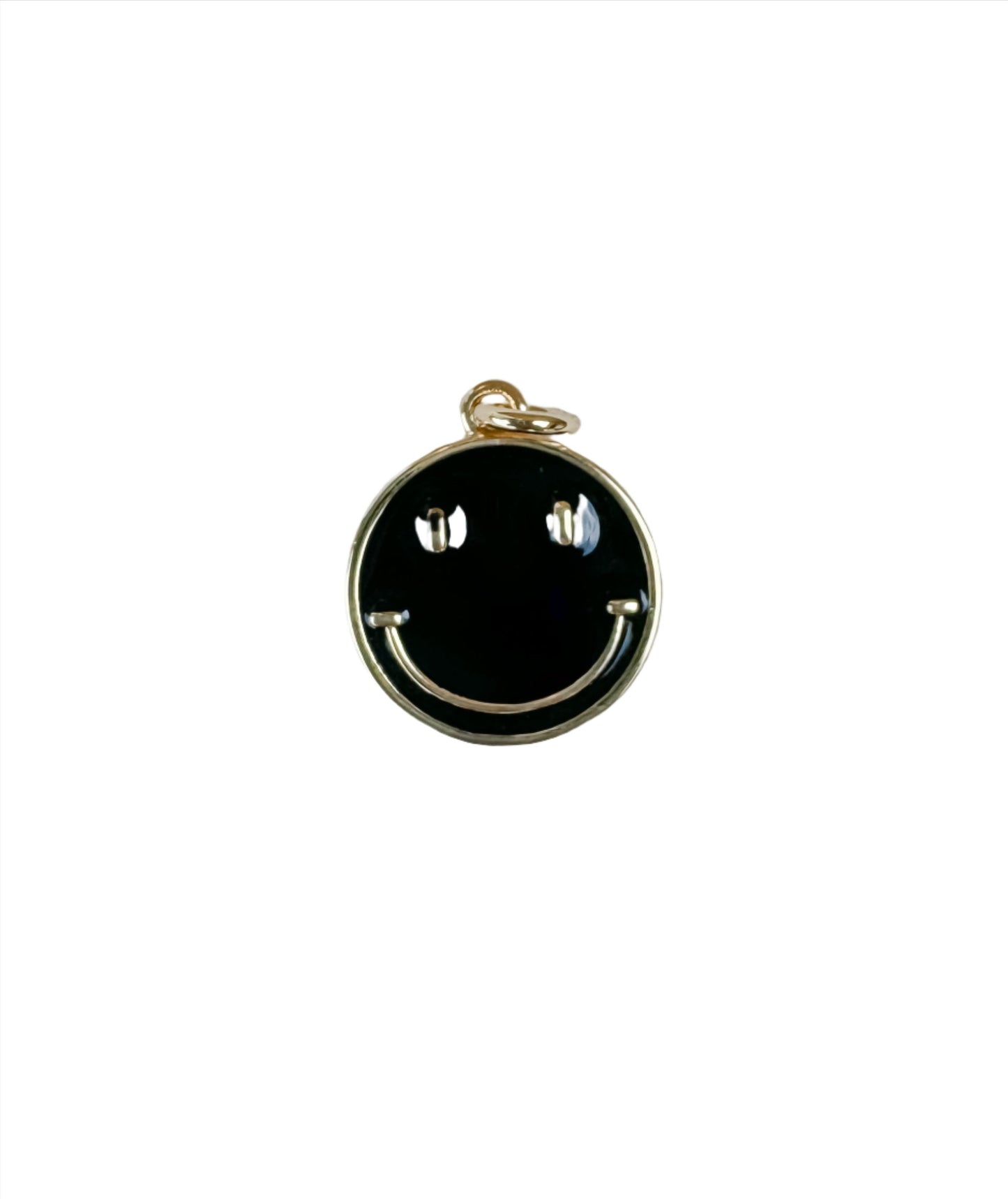Enamel Happy Face Charms (Large)