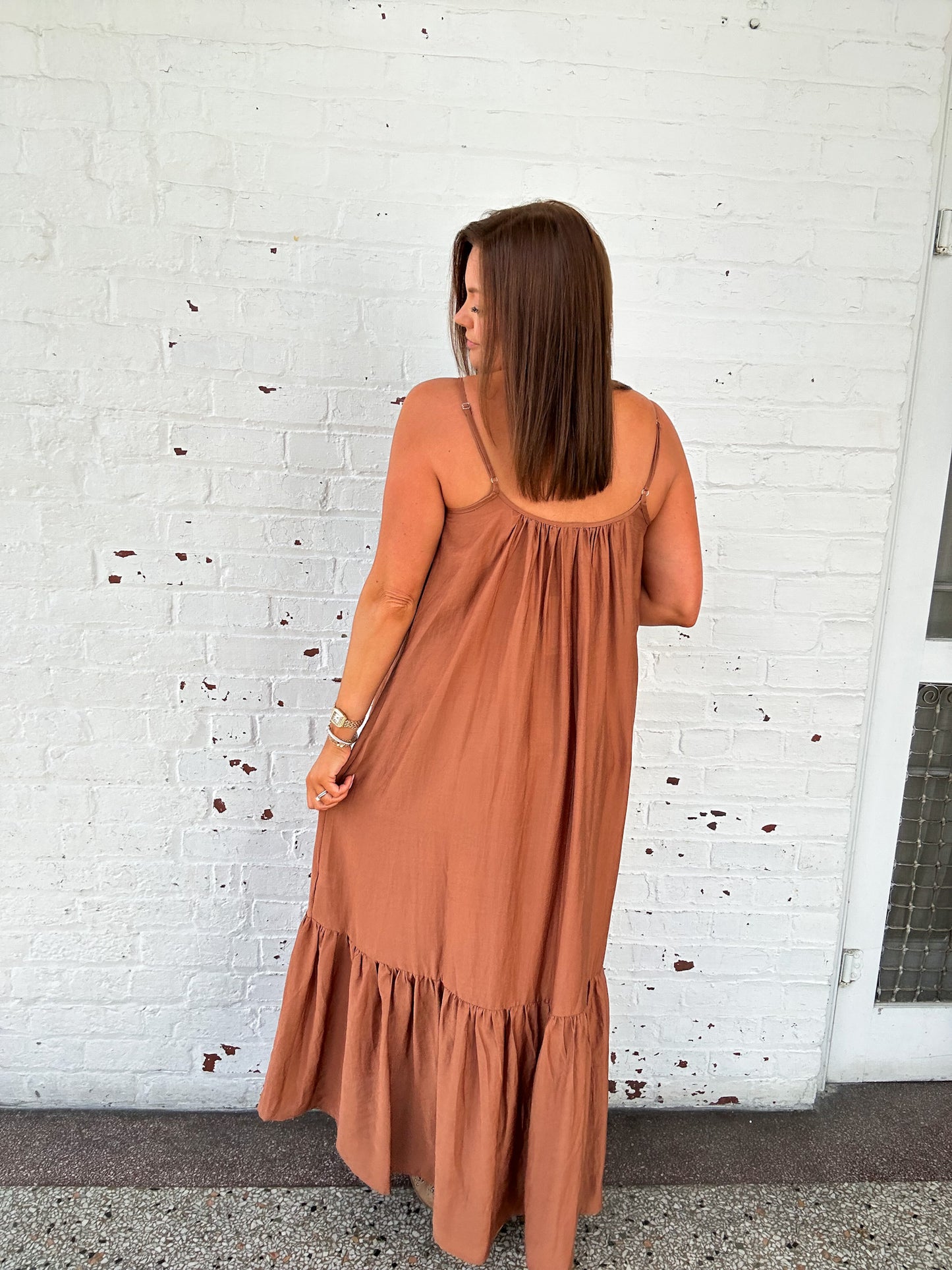 FALLING SOFT MAXI DRESS