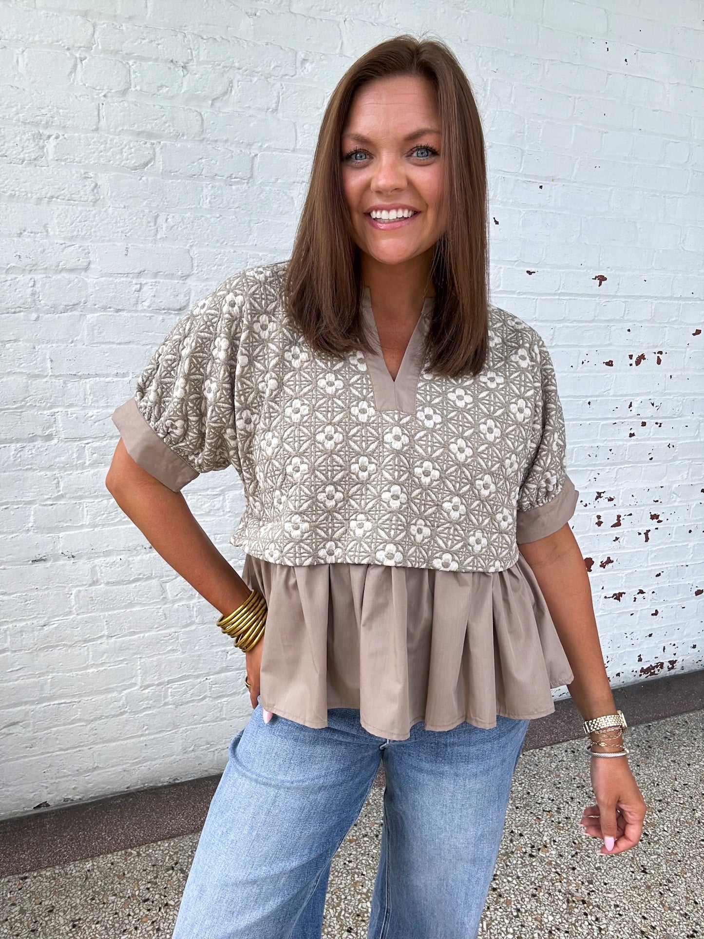 MOCHA BLOOM TOP