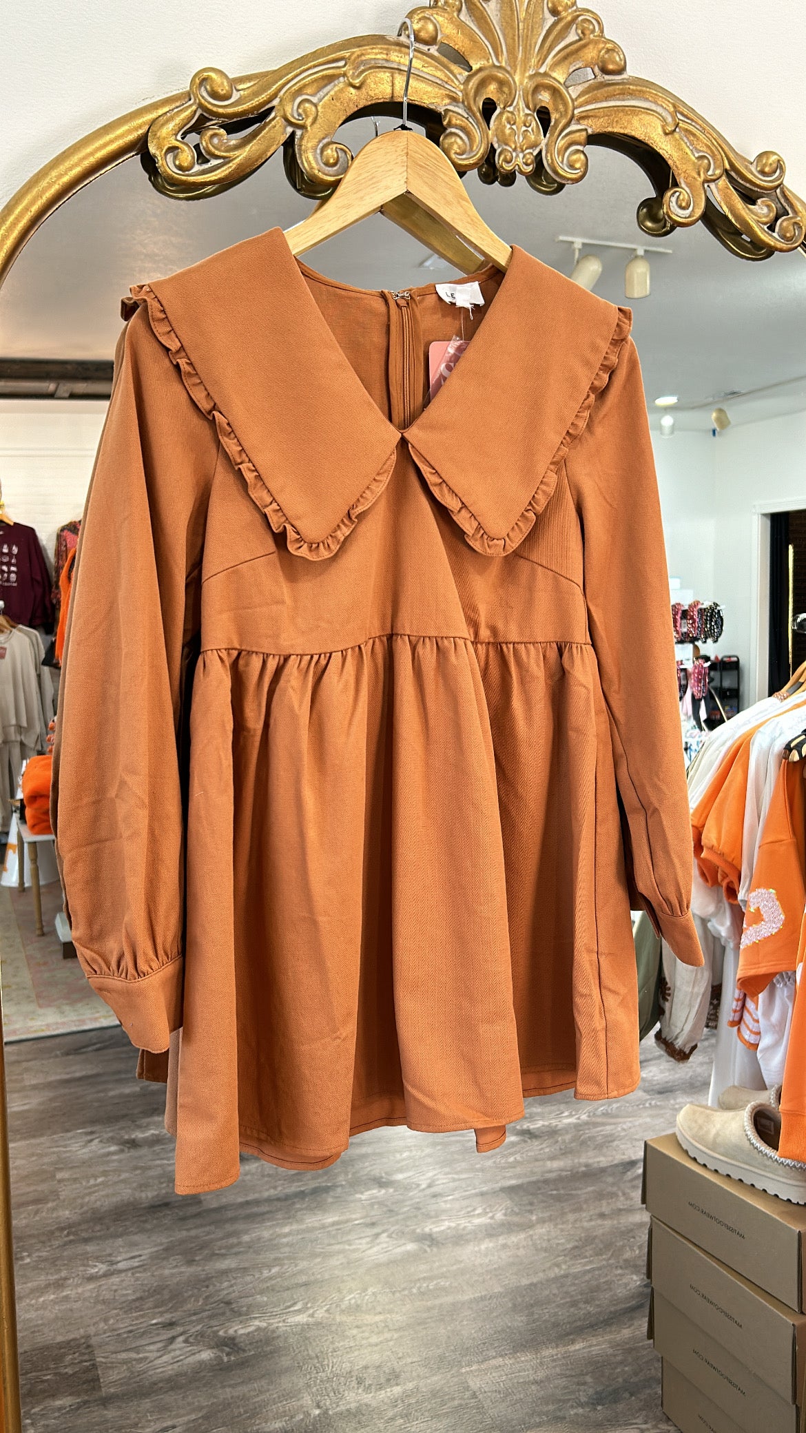 COZY COPPER DRESS