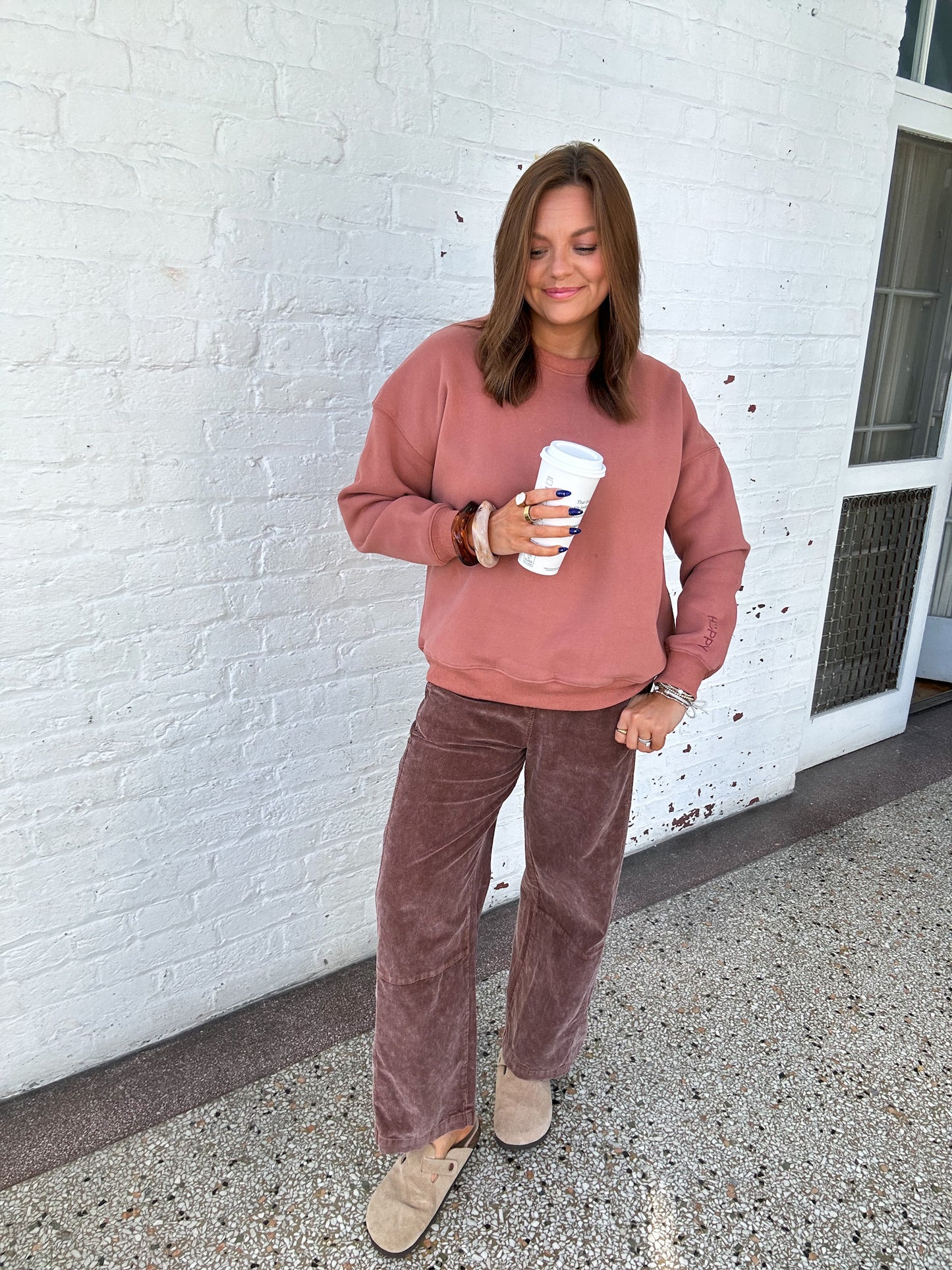 CHOOSE HAPPY CREWNECK