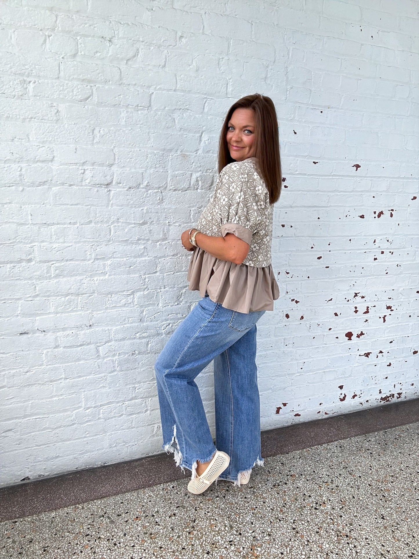 MOCHA BLOOM TOP