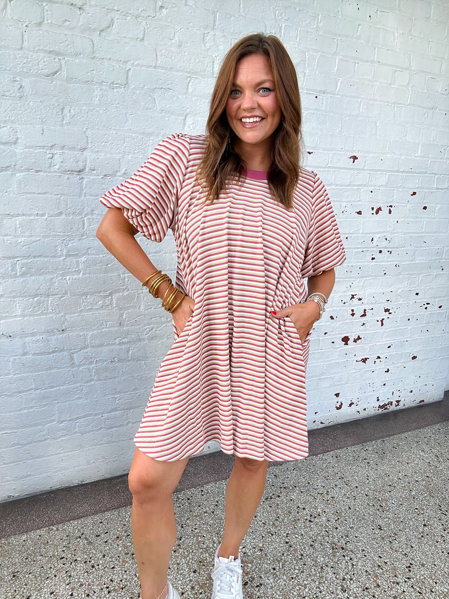 HARLOW STRIPED DRESS