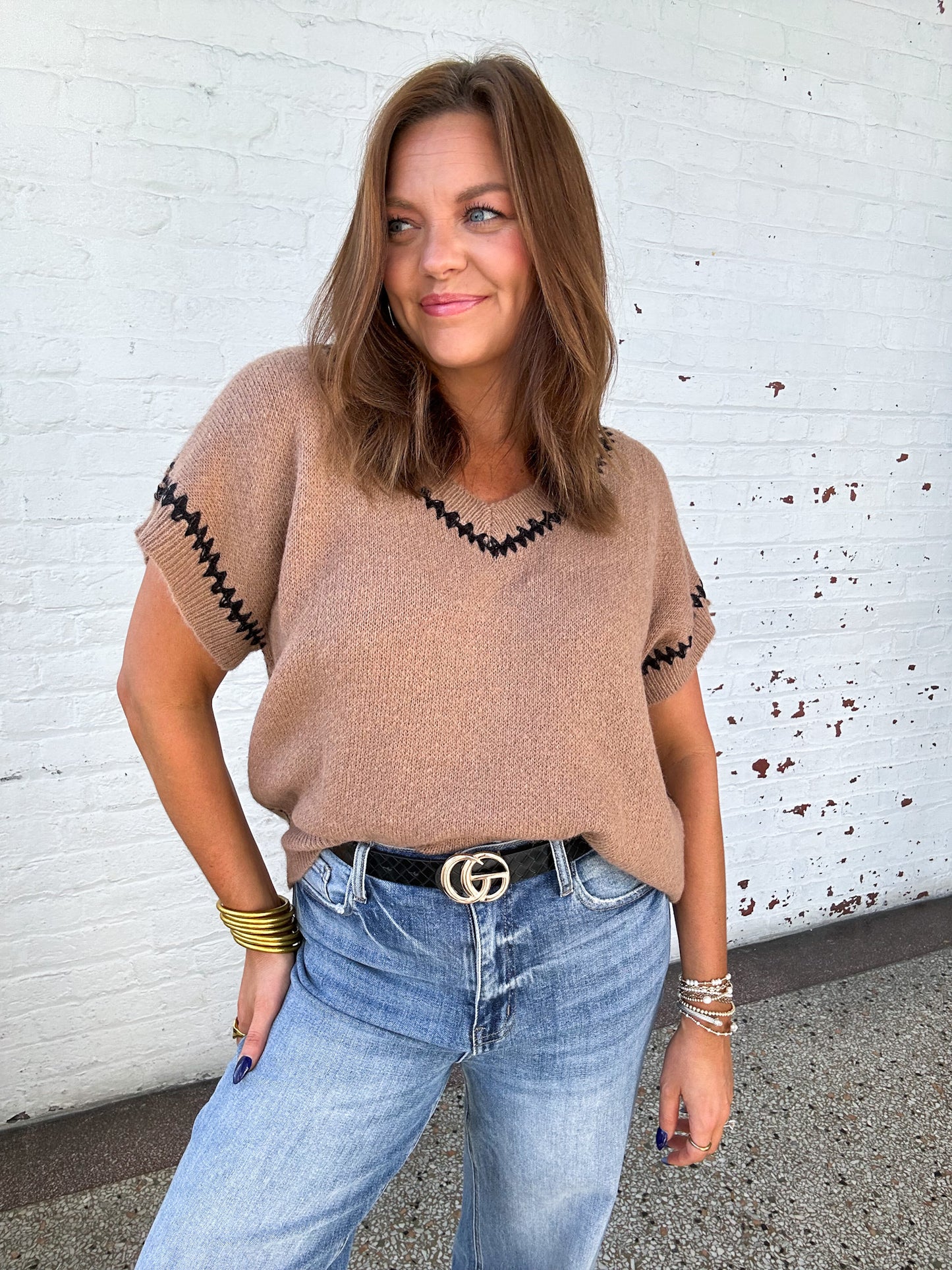 LATTE SEASON SWEATER TOP