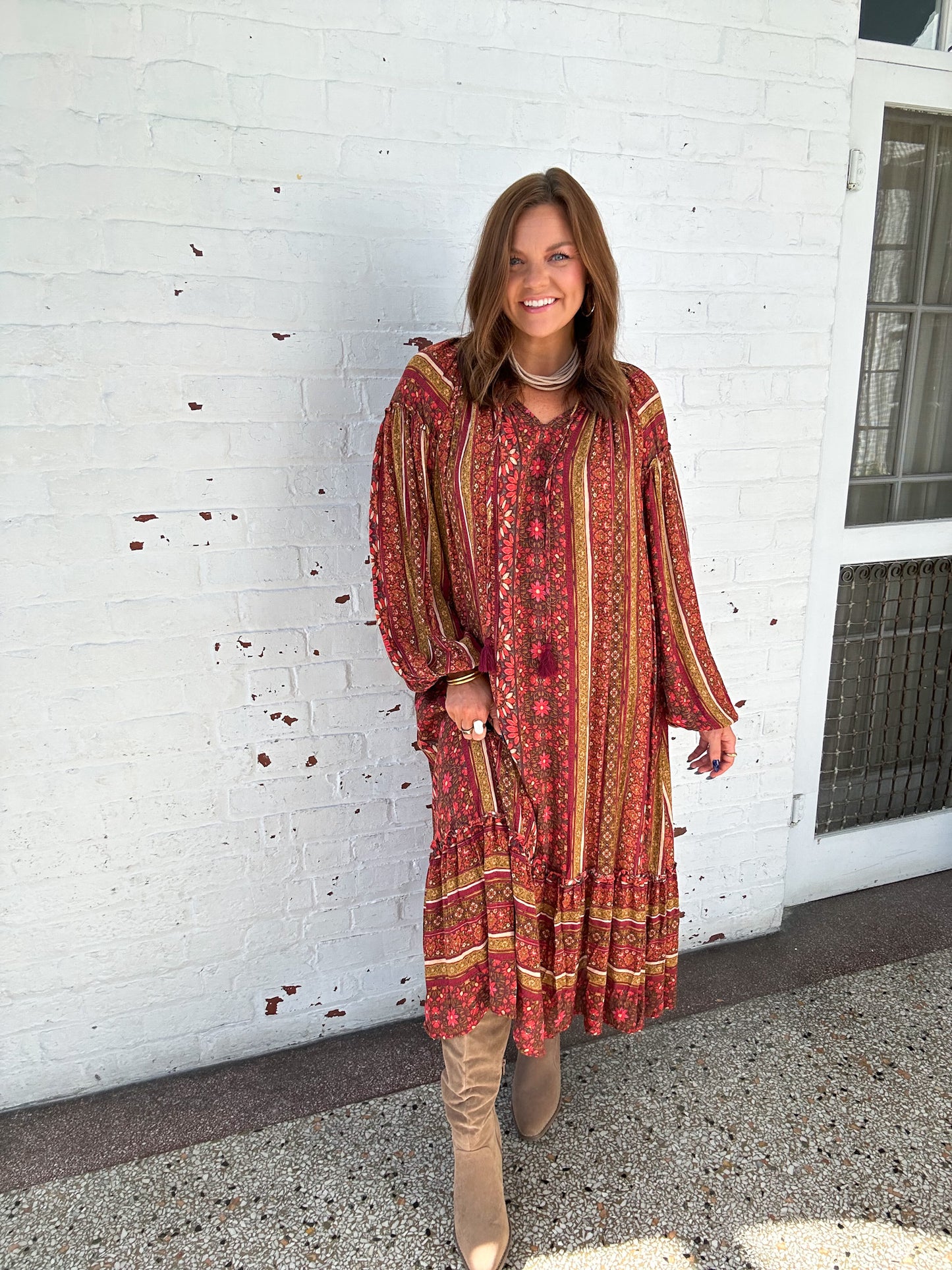 BOHO MAPLE MAXI DRESS