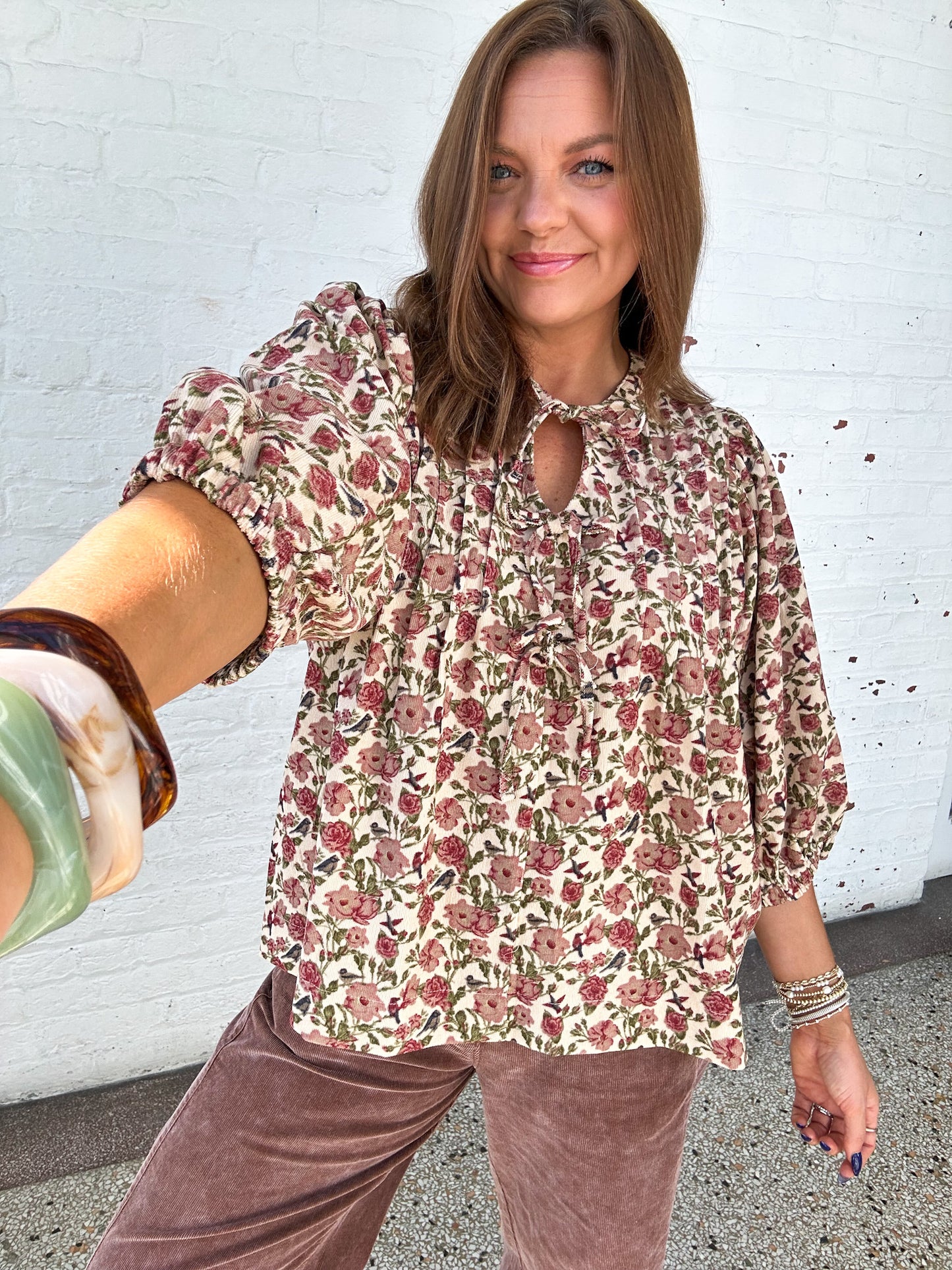 ROSEWOOD TOP - CREAM