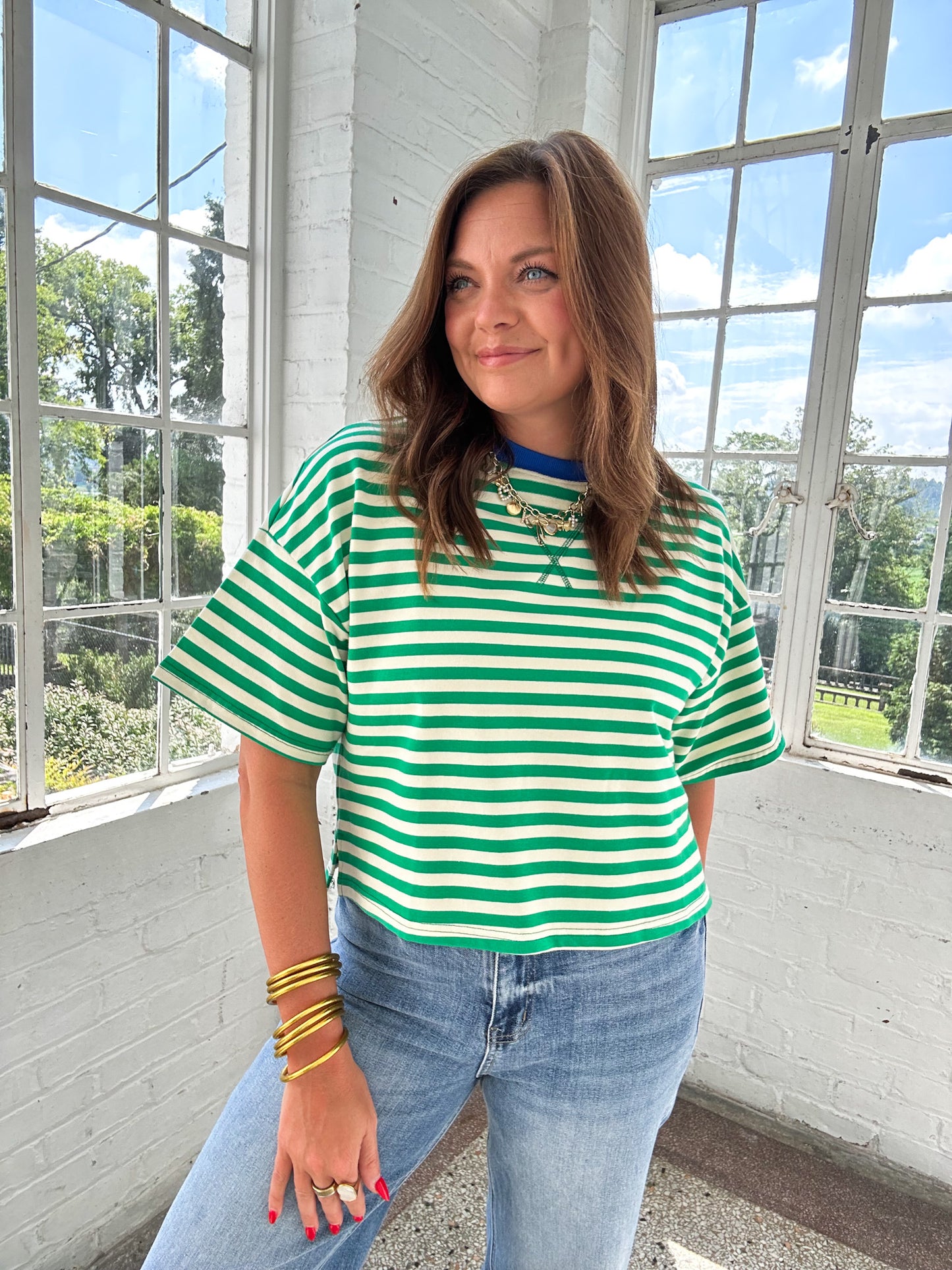 BLAKELY STRIPE TOP