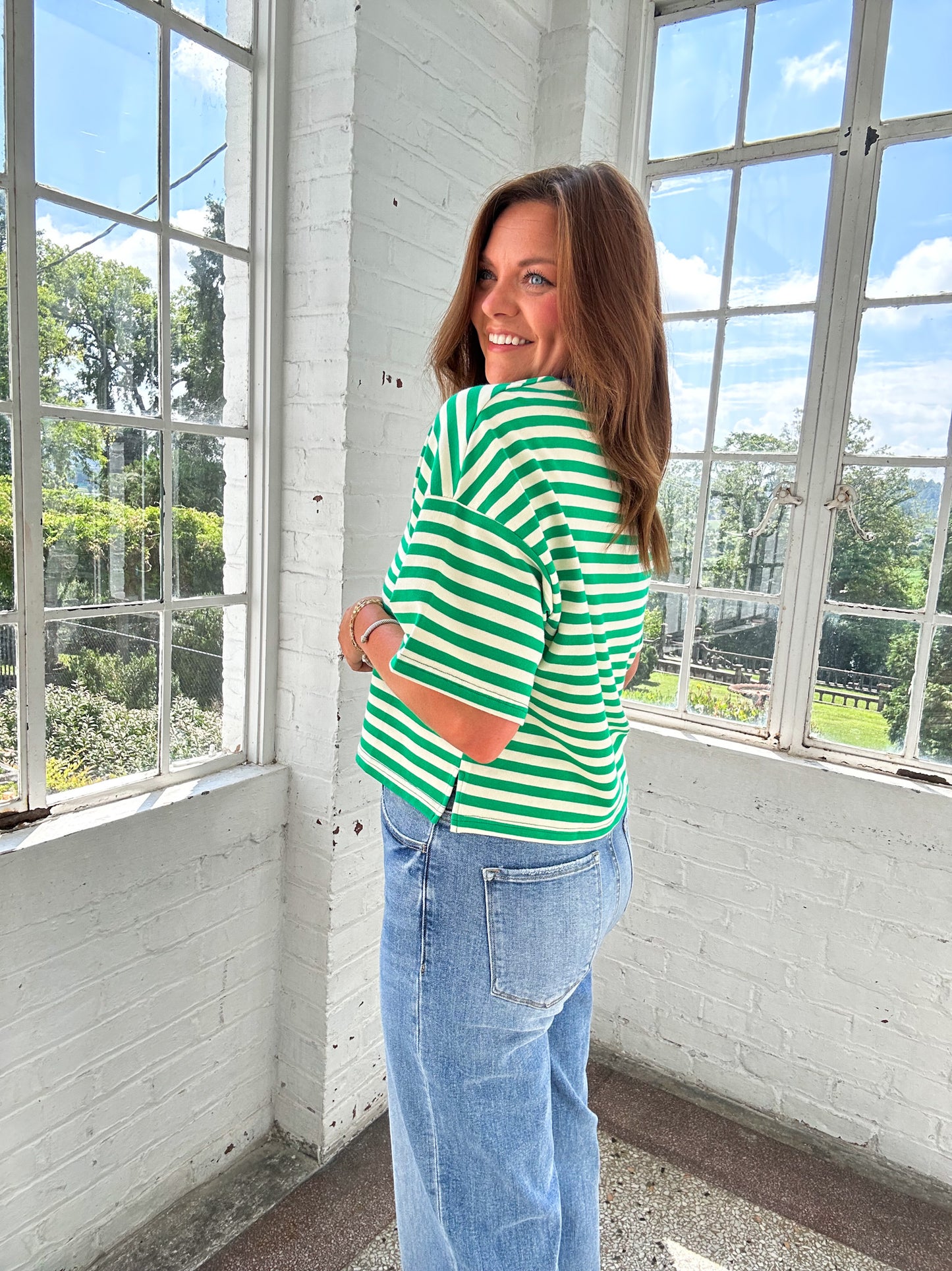 BLAKELY STRIPE TOP