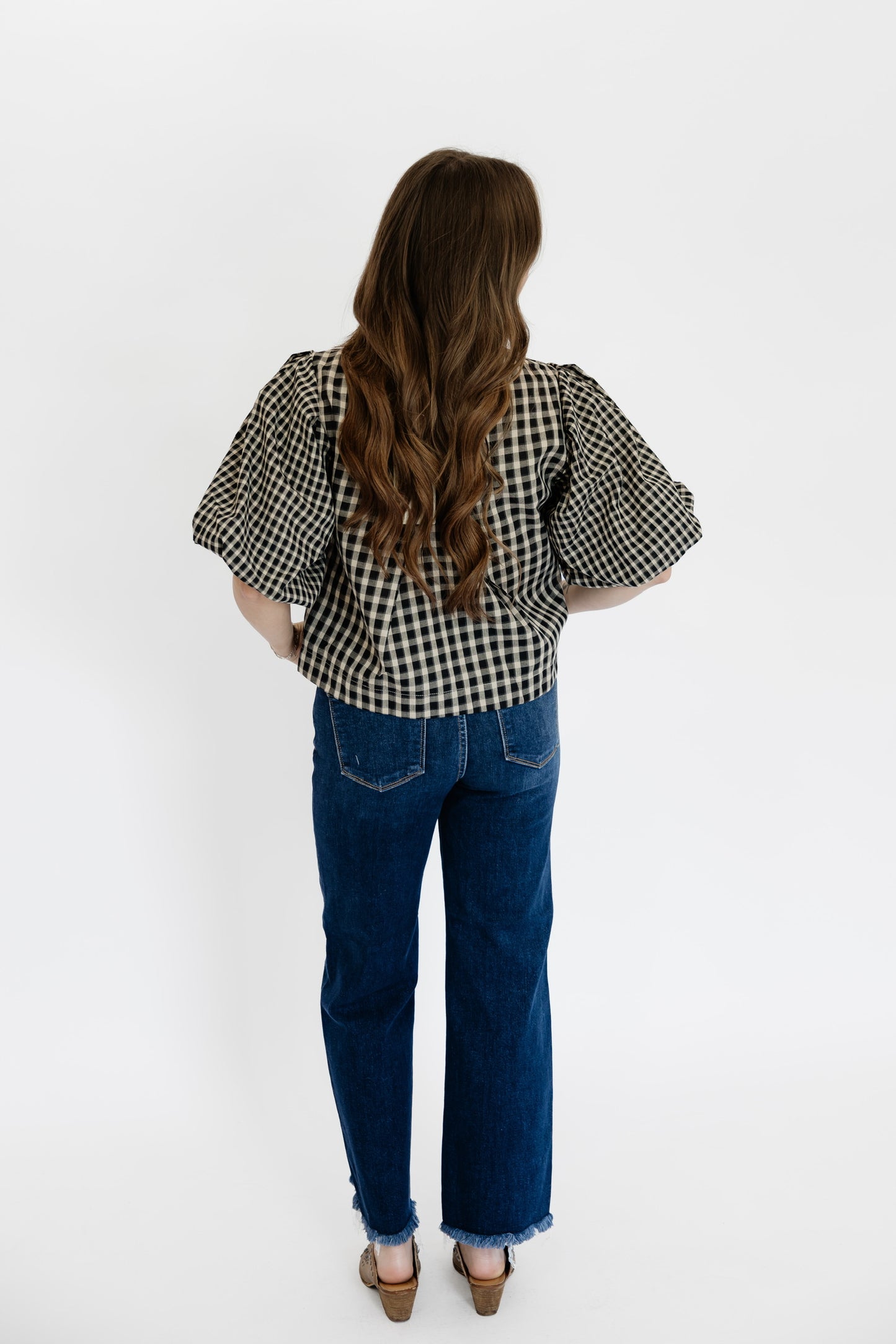 HEIRLOOM GINGHAM TOP