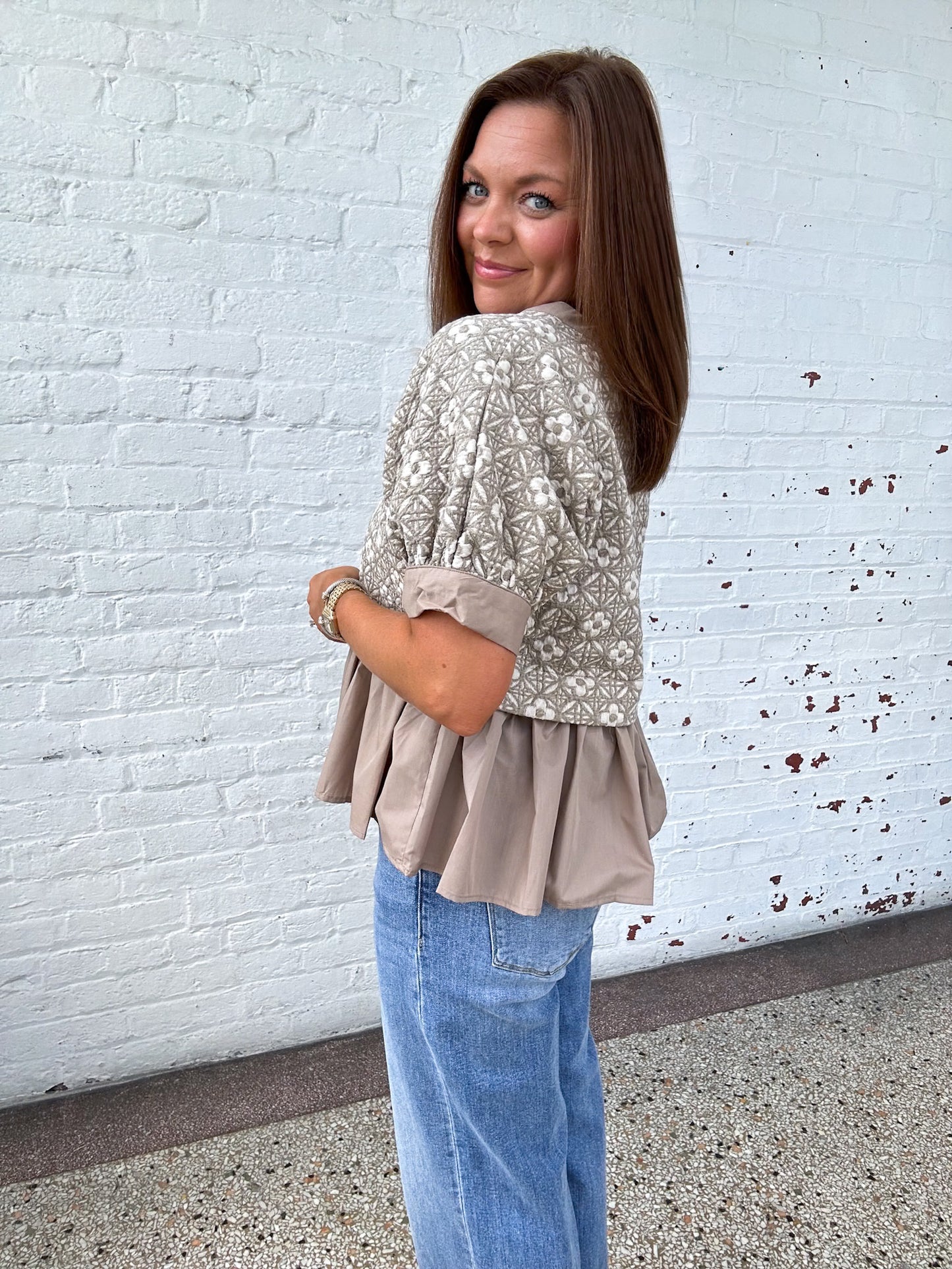 MOCHA BLOOM TOP
