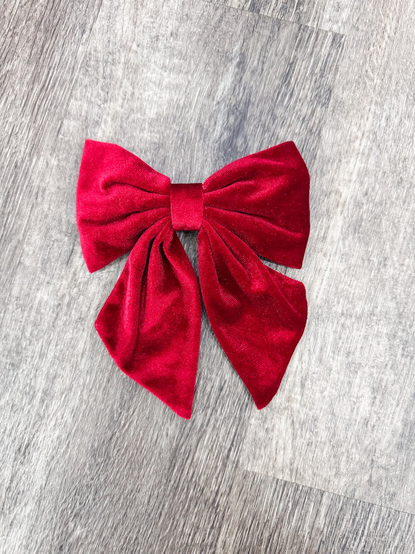 VELVET HAIR BOW