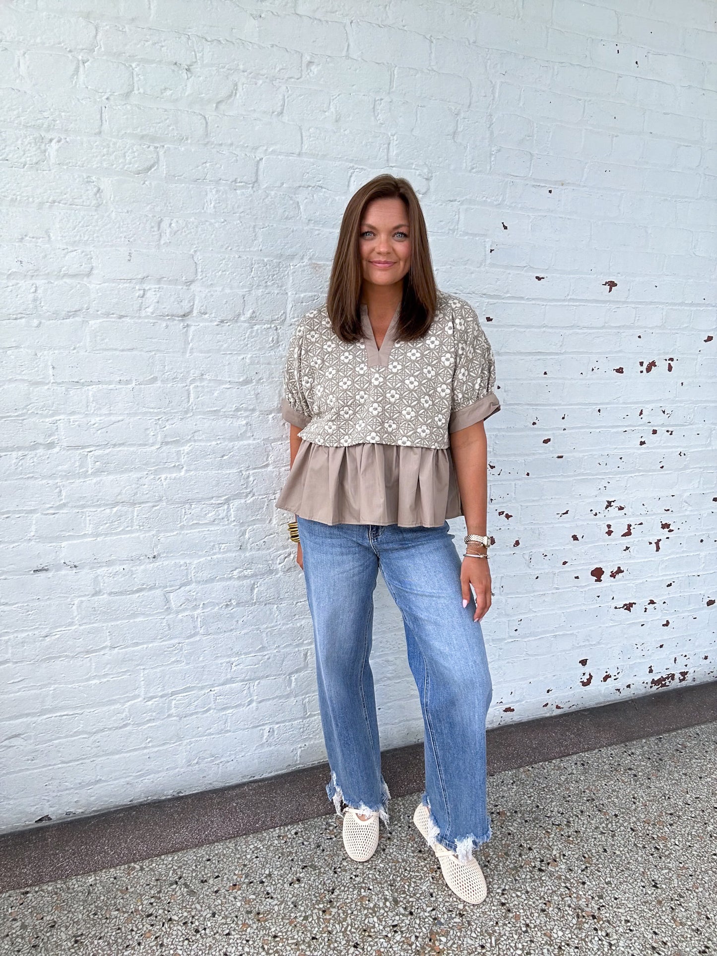 MOCHA BLOOM TOP