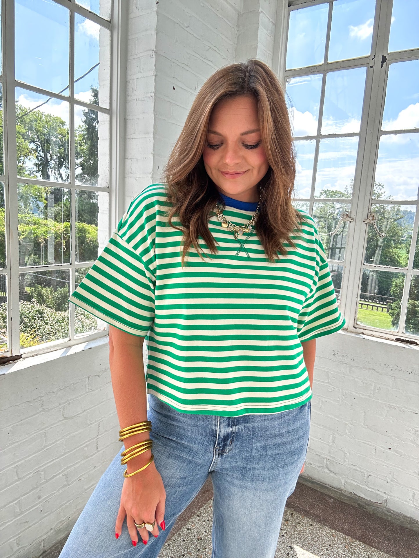 BLAKELY STRIPE TOP