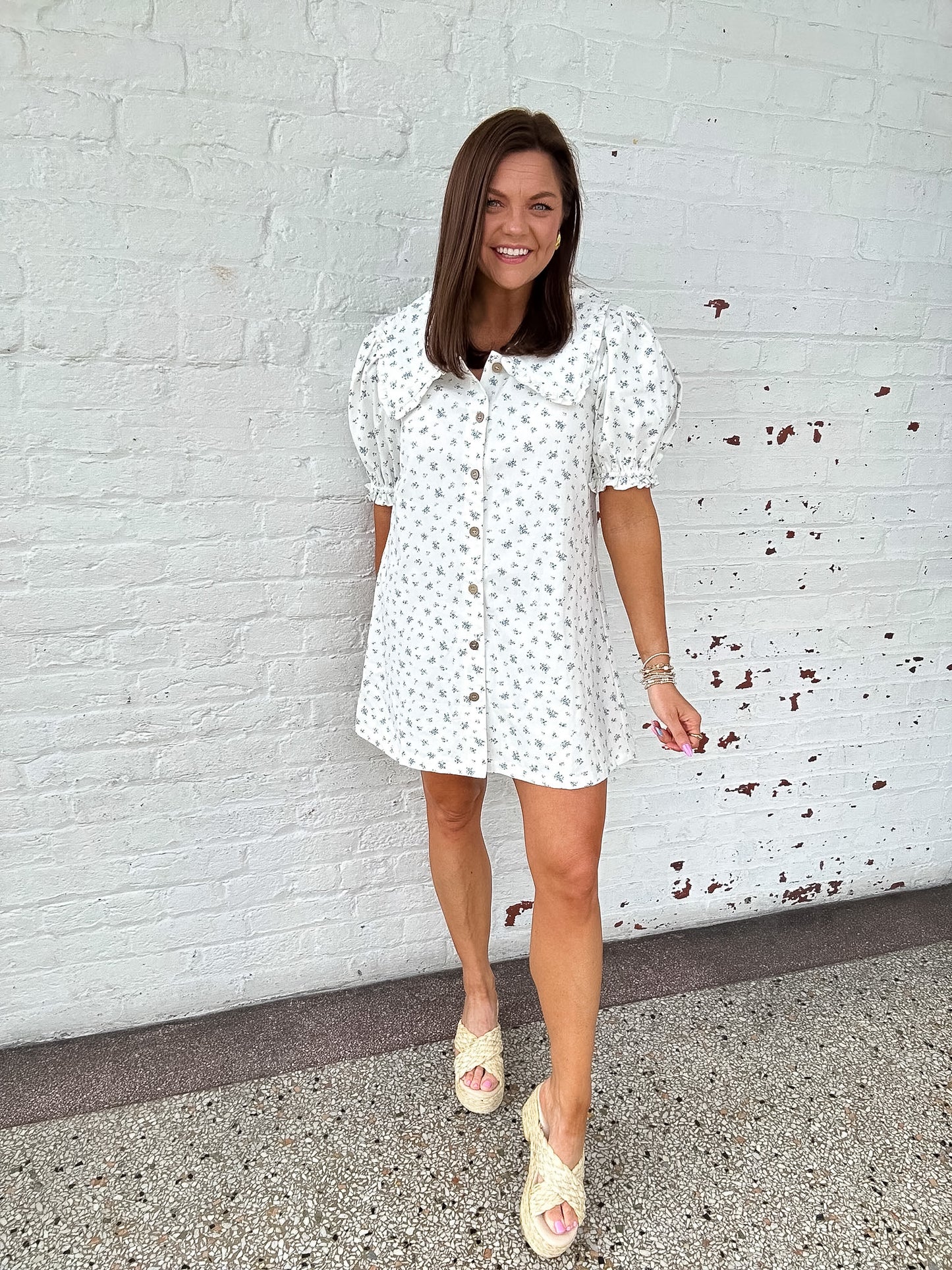 JUST IMAGINE FLORAL MINI DRESS