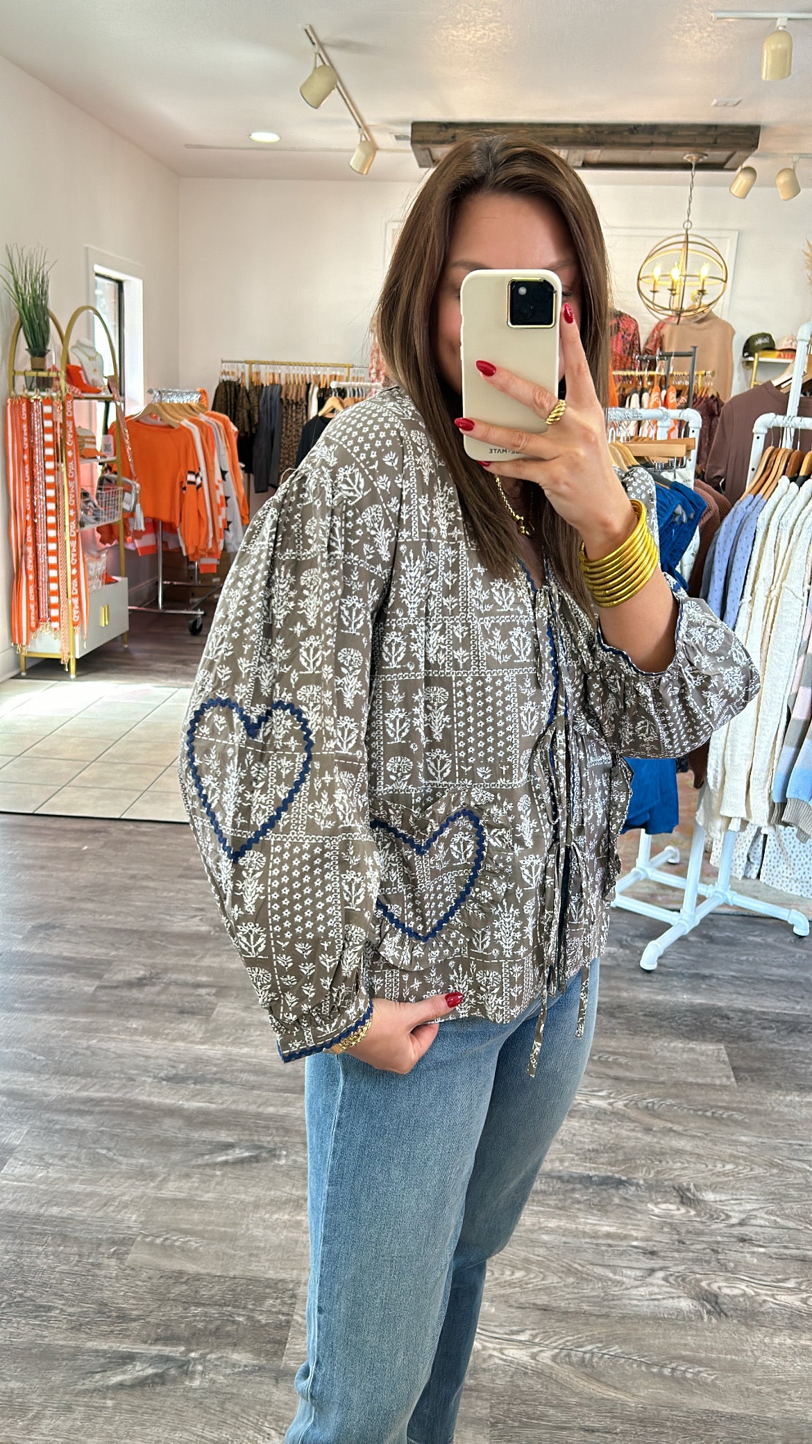 FALL SWEETHEART TOP