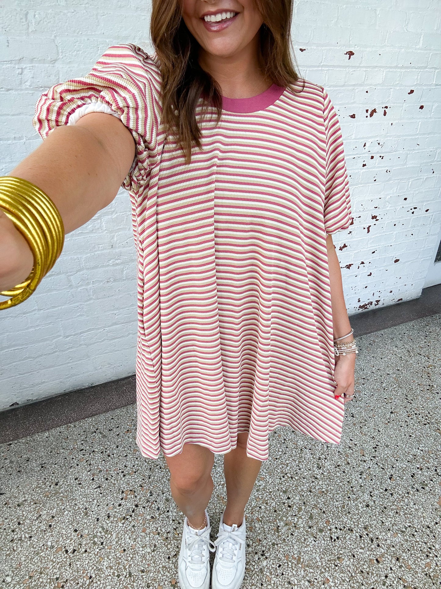 HARLOW STRIPED DRESS