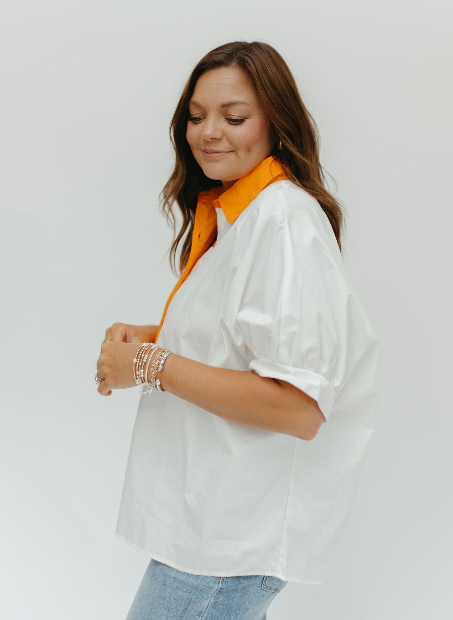 SATURDAYS IN KNOX TWO-TONE TOP