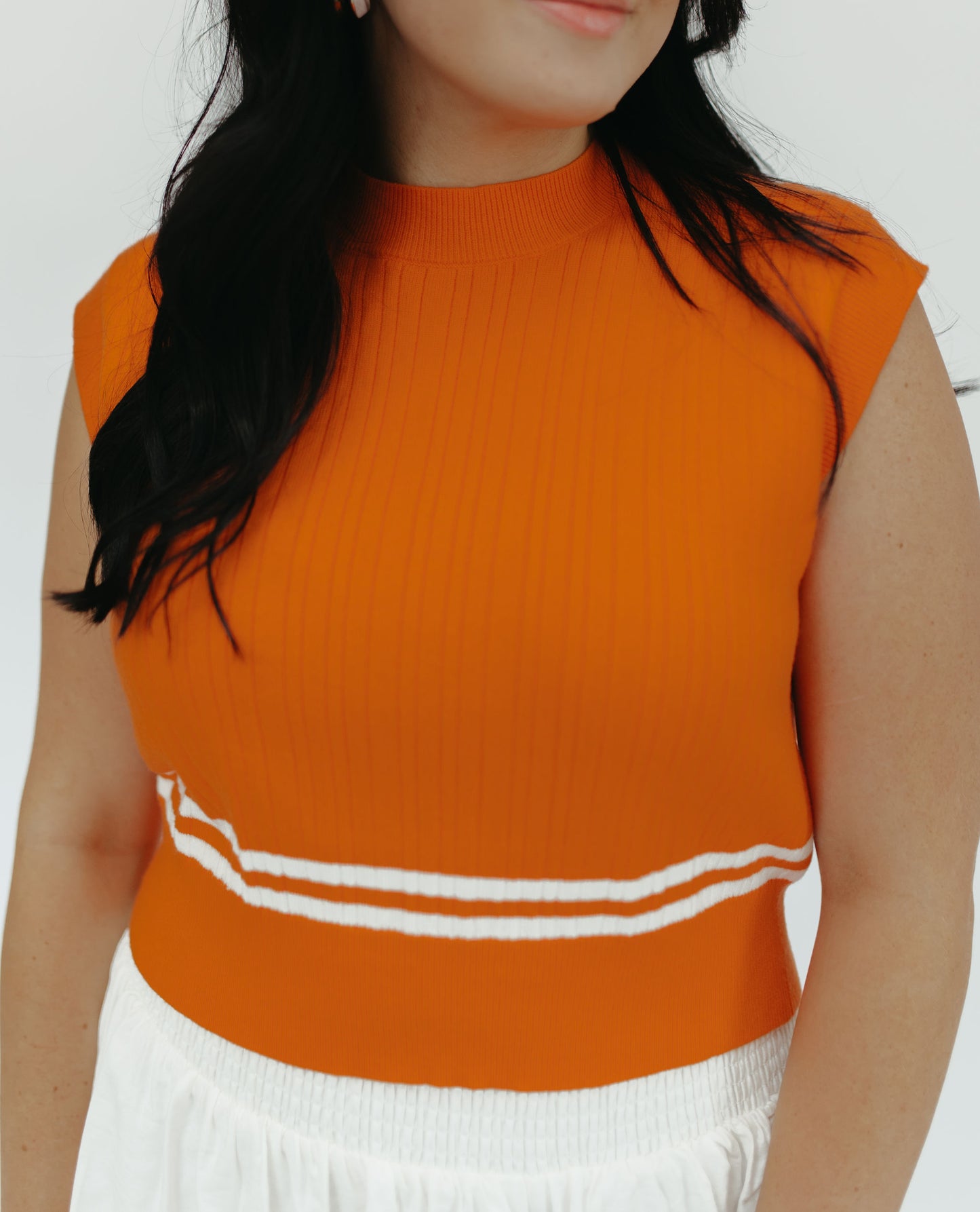 VARSITY CROPPED SWEATER