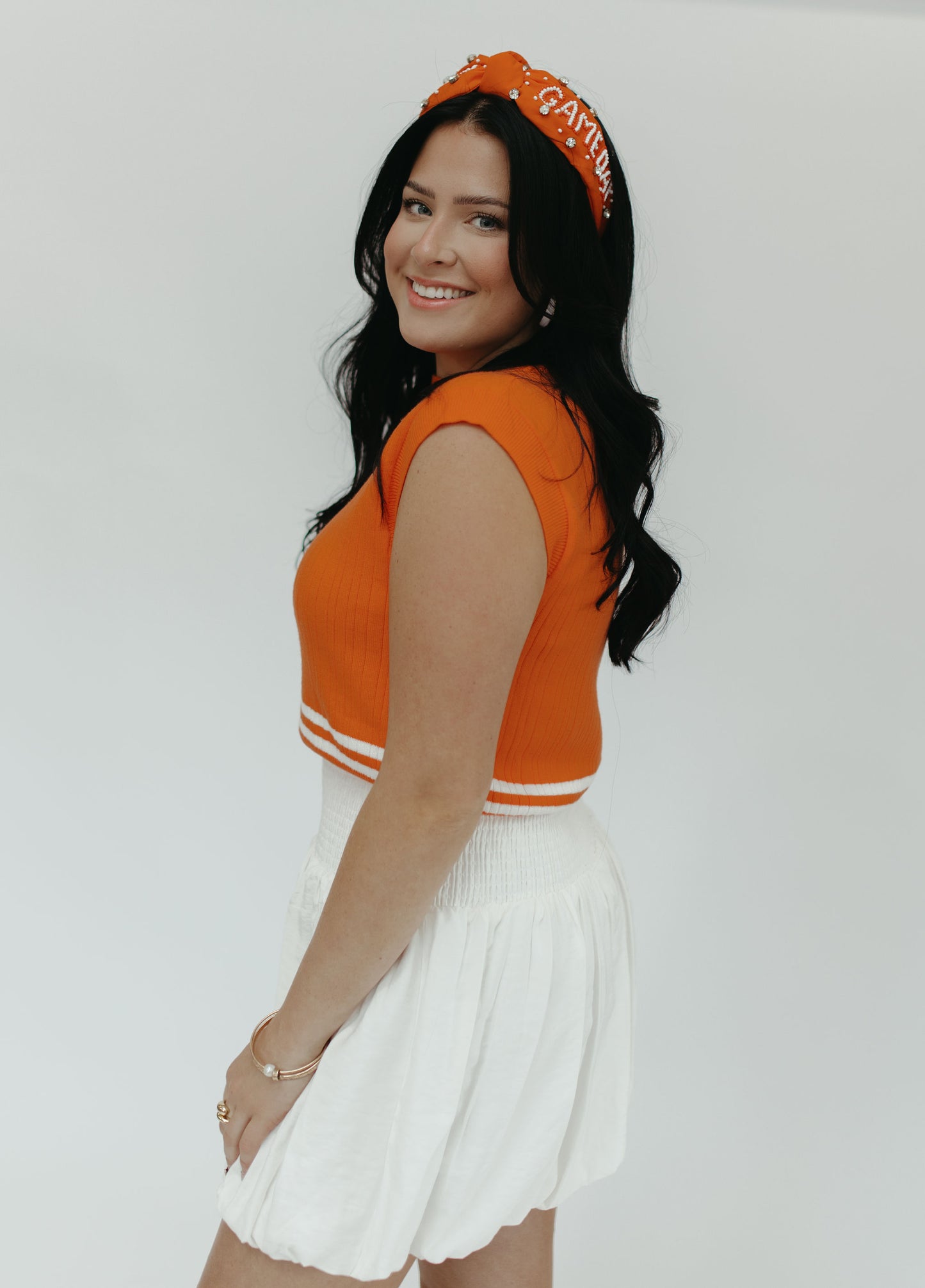 VARSITY CROPPED SWEATER
