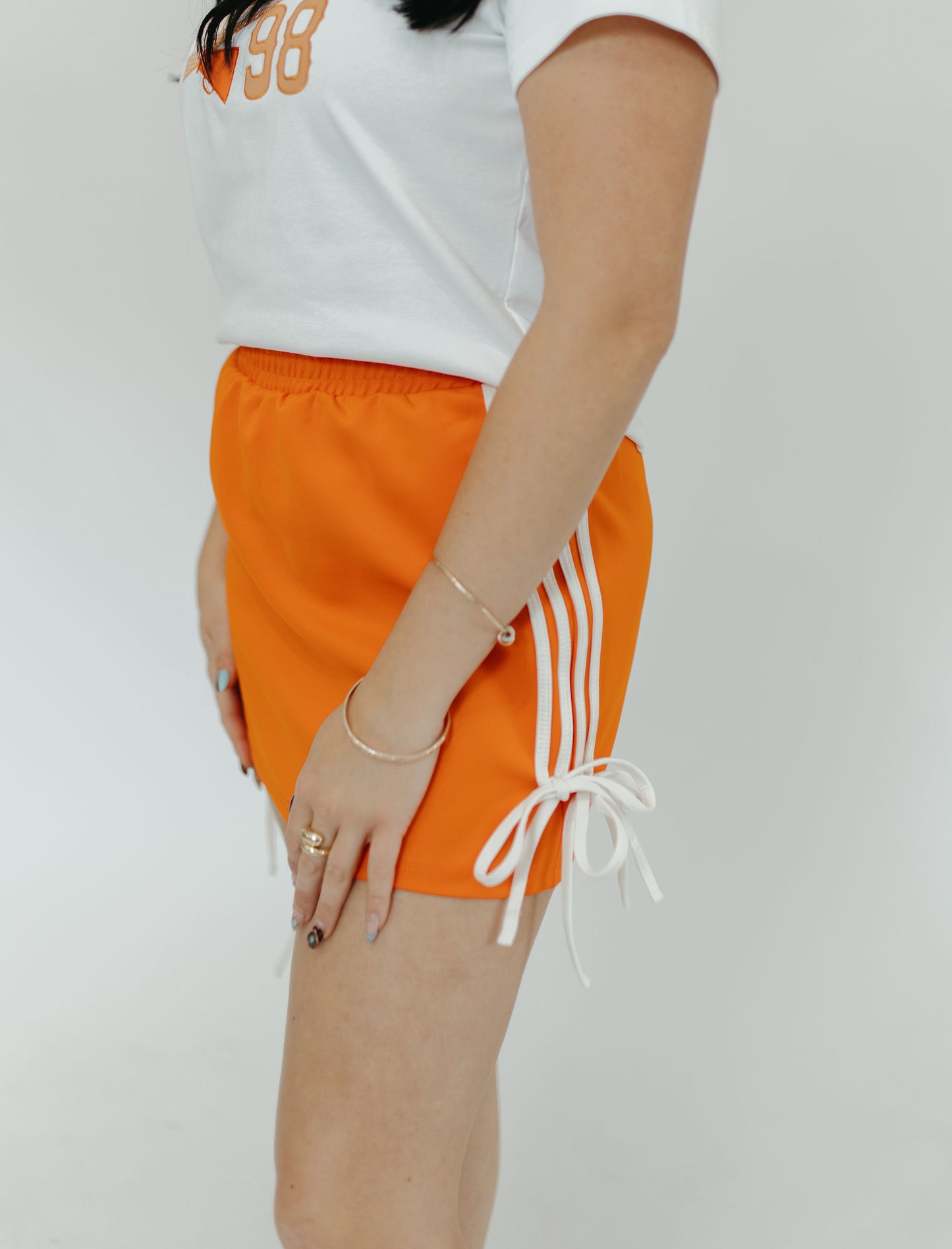 MINI TRACK SKIRT - ORANGE