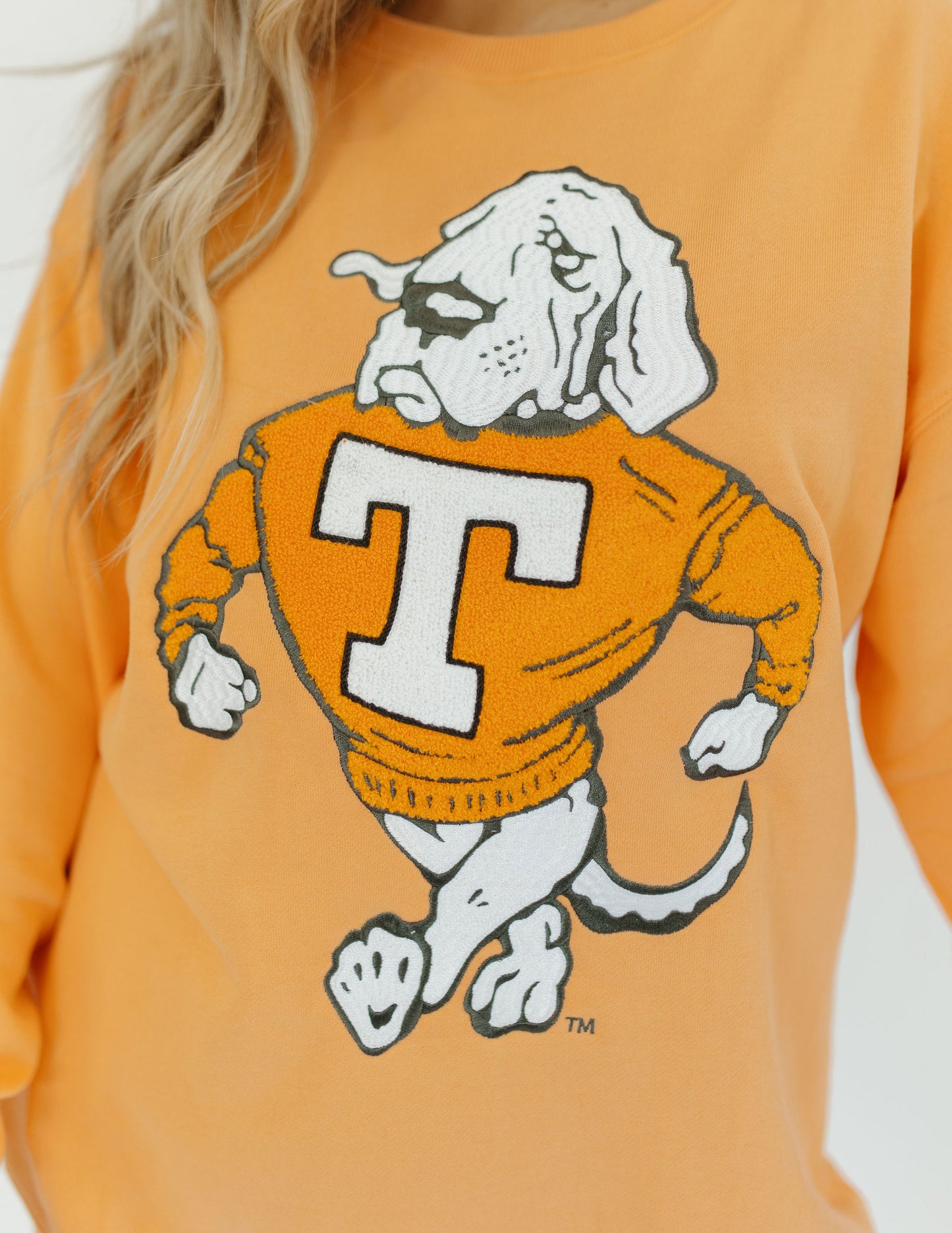 TENNESSEE MASCOT CHENILLE CREWNECK