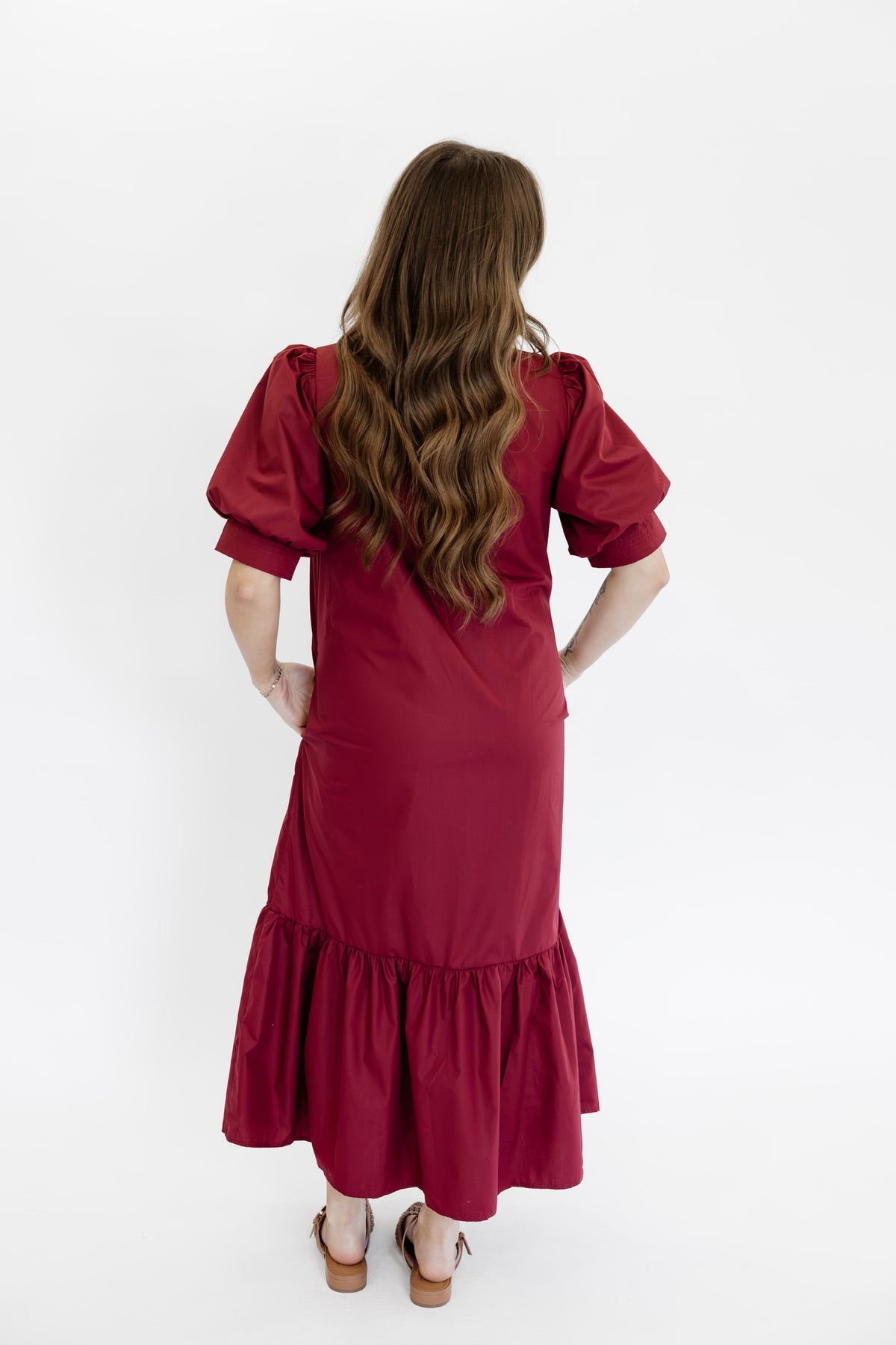 MAE MAXI DRESS - WINE