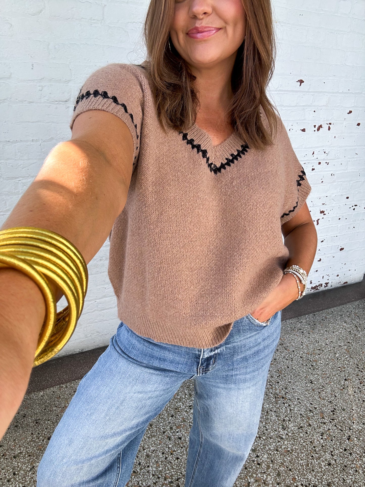 LATTE SEASON SWEATER TOP