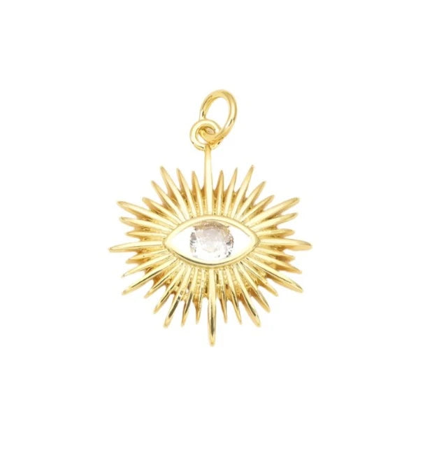 Evil Eye Sun Burst Charm