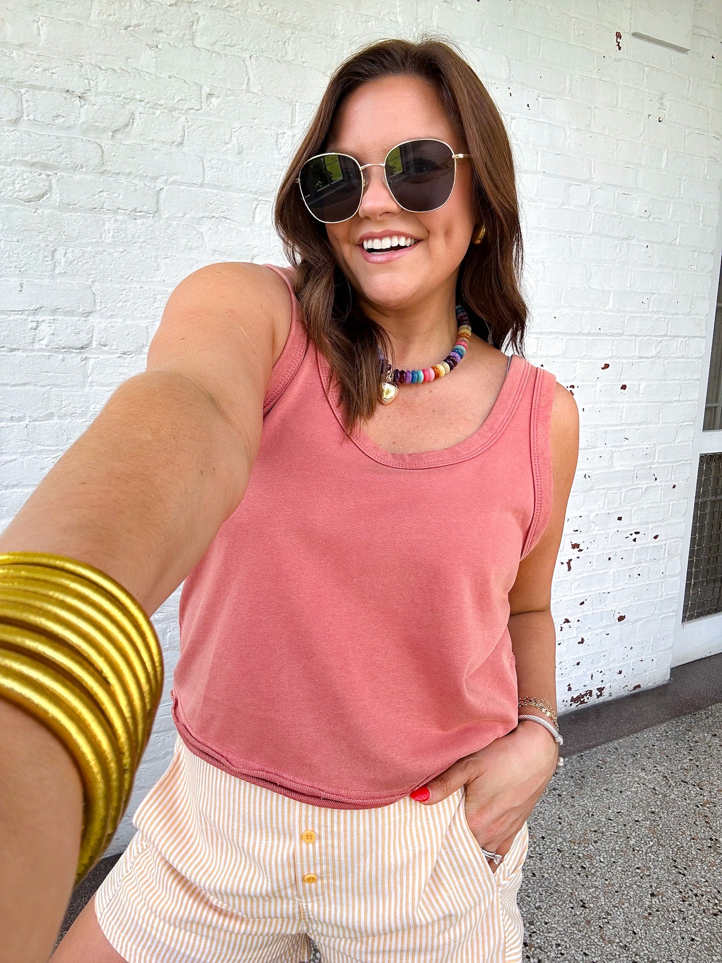 ON THE GO TANK - ROSE