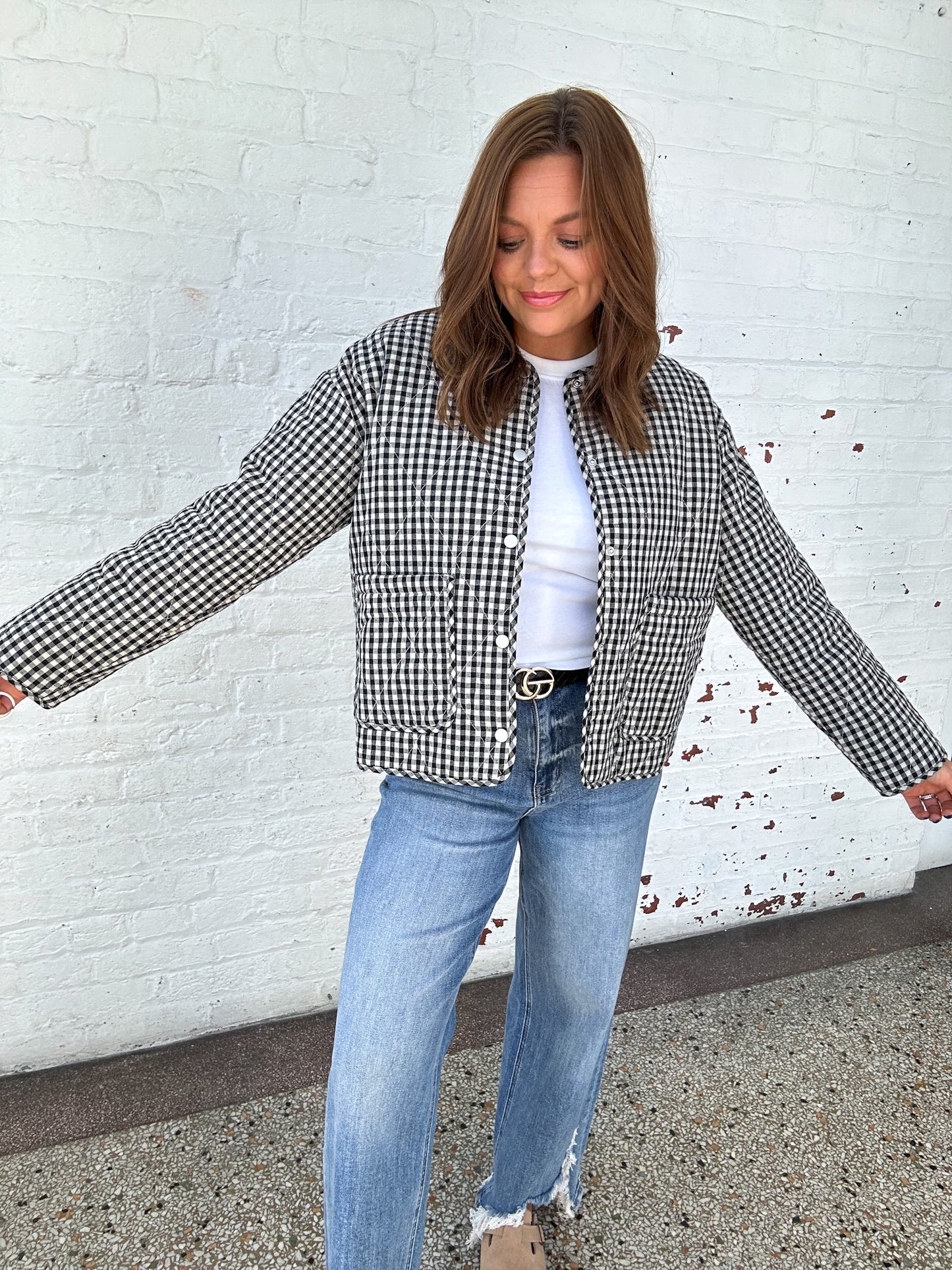 CHECKMATE QUILTED JACKET