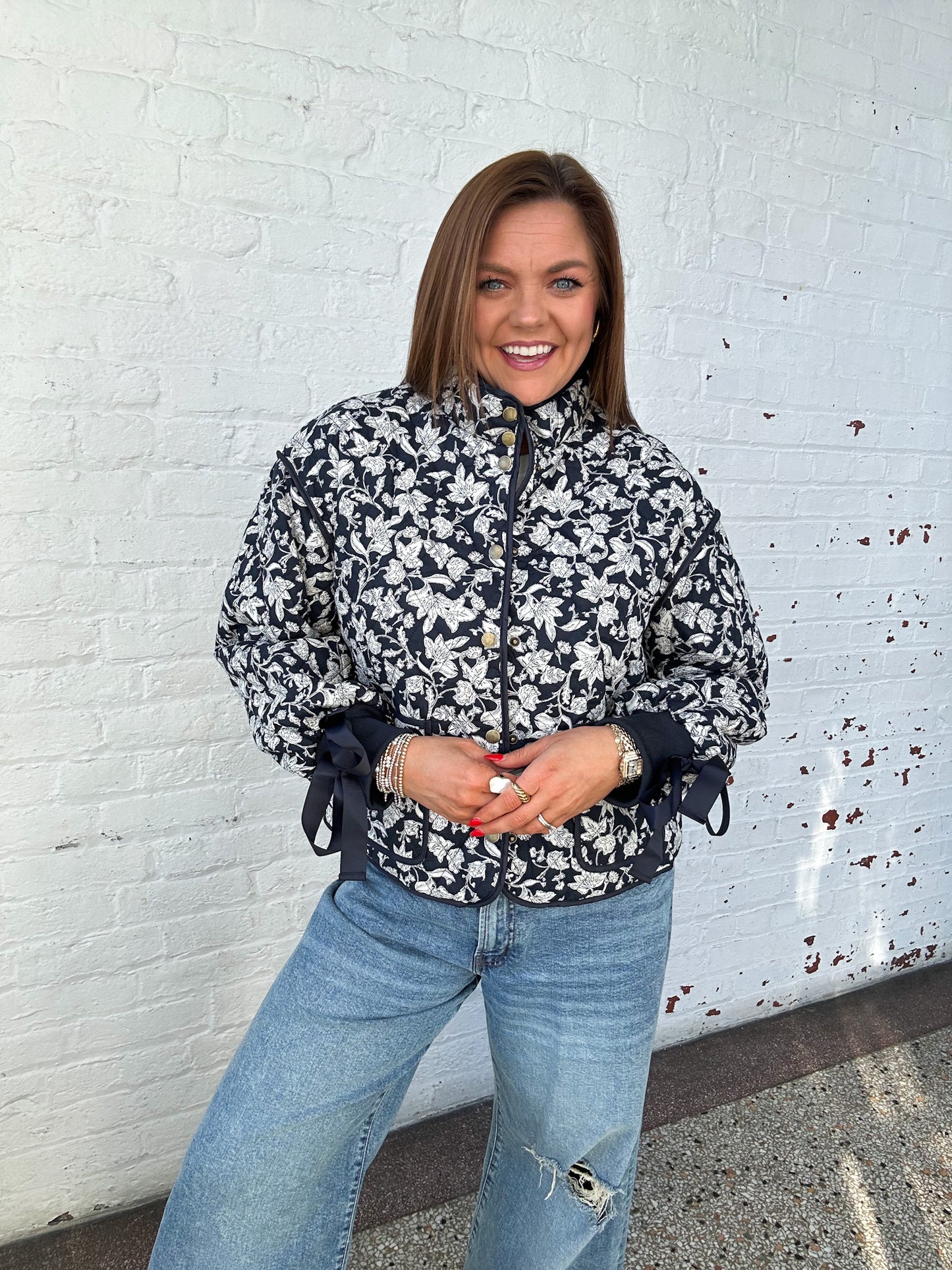 BOTANICAL QUILTED JACKET