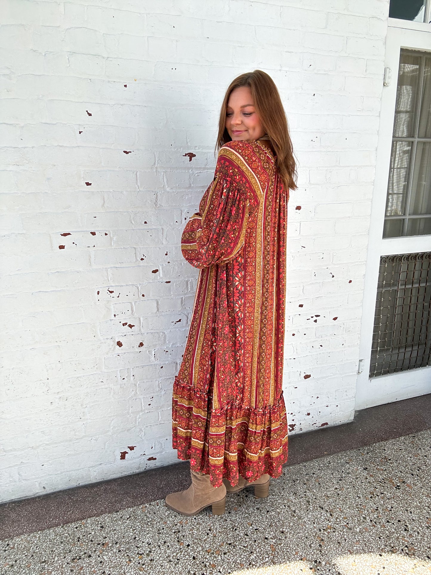 BOHO MAPLE MAXI DRESS