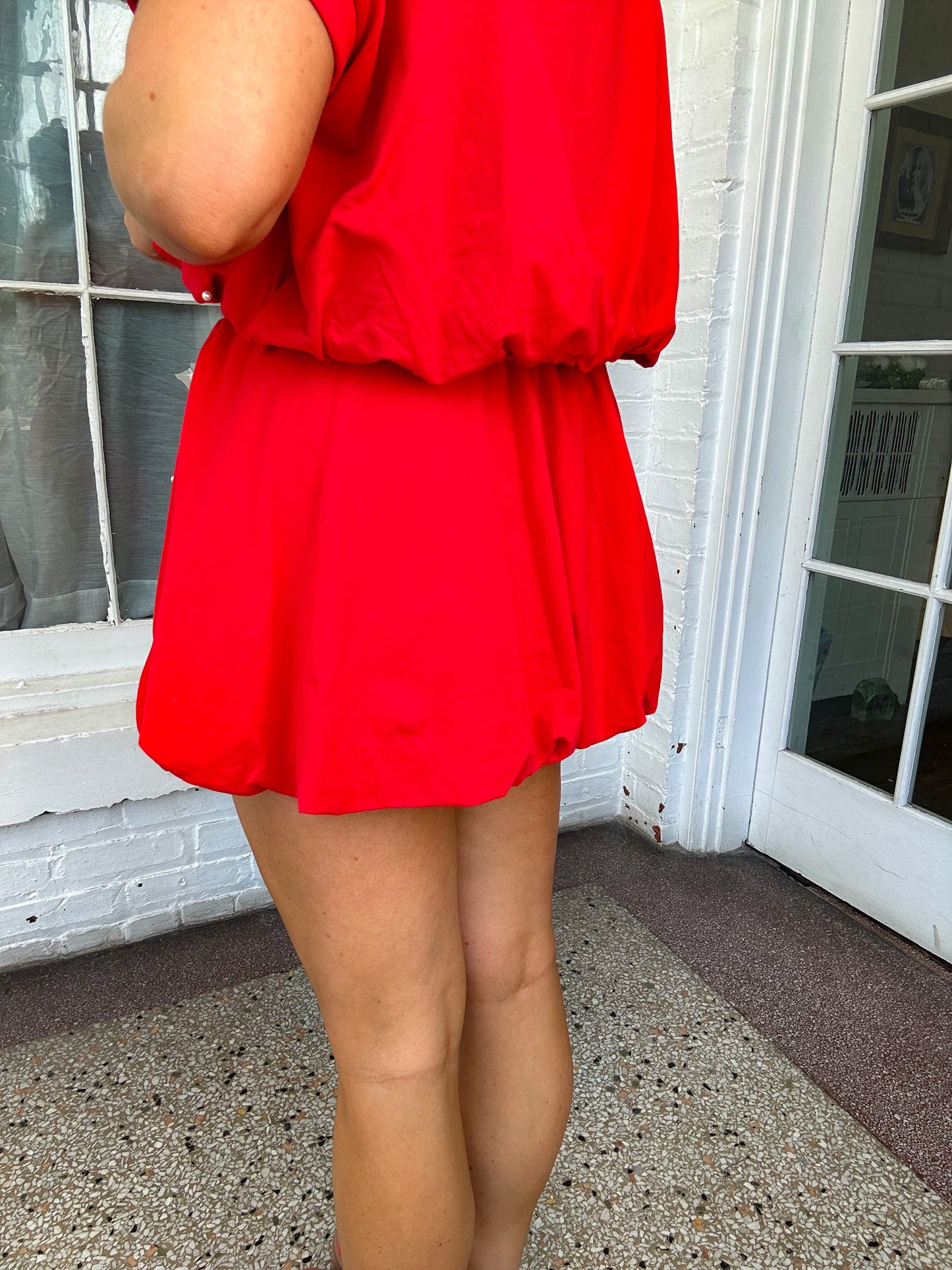 RED HOT PEARL SKIRT