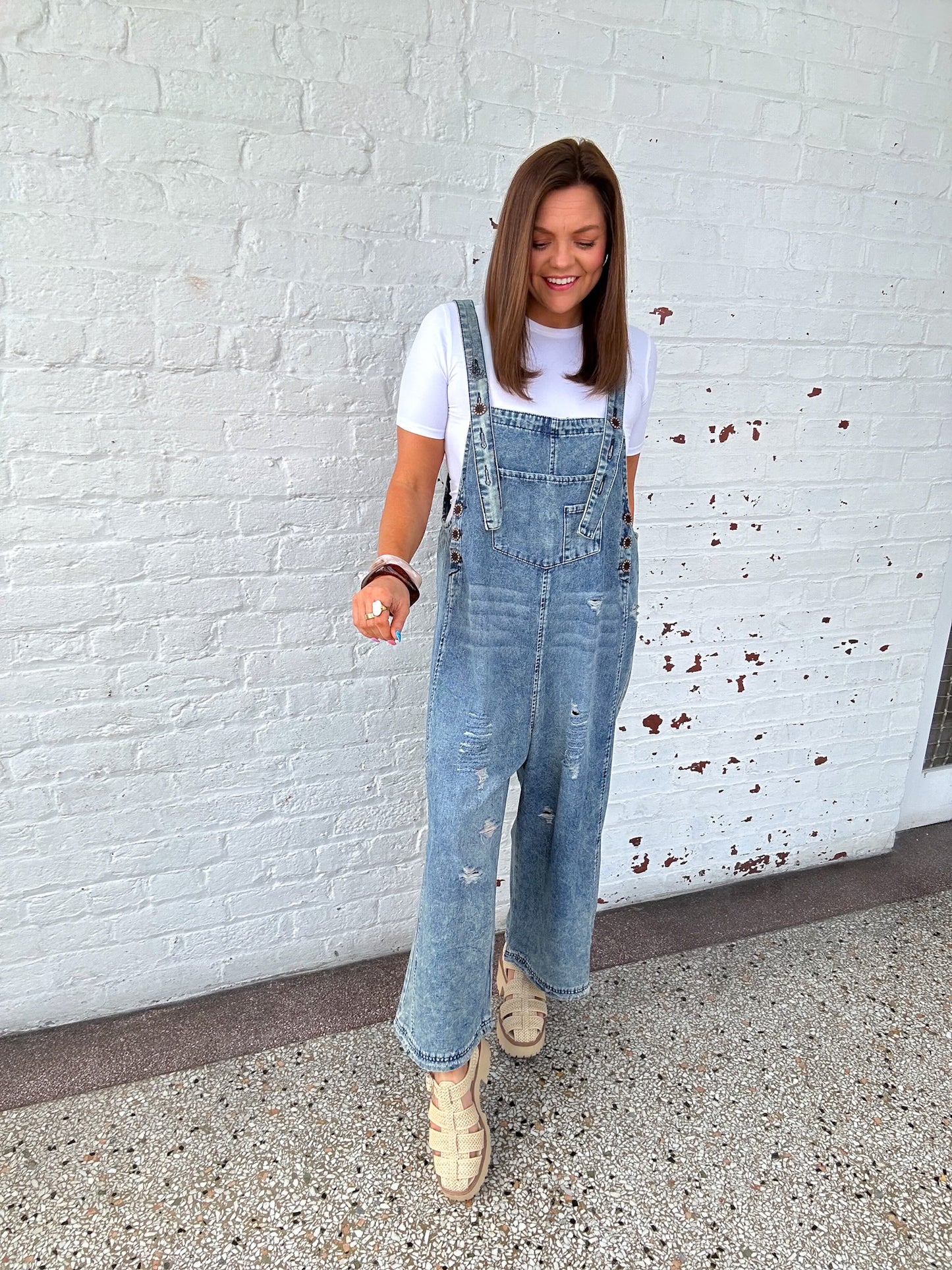 VINTAGE DENIM OVERALLS