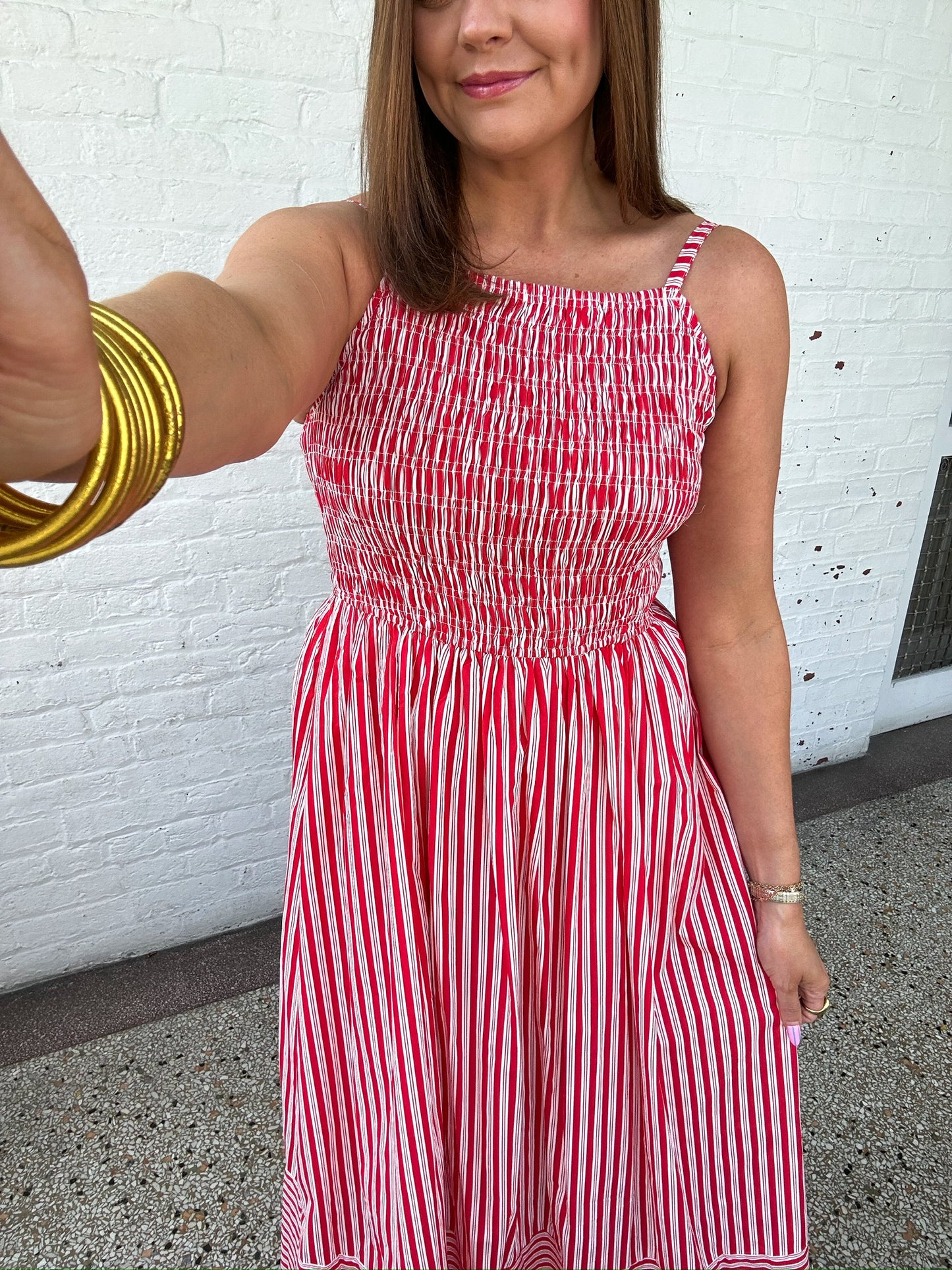 AMALFI STRIPES MAXI DRESS