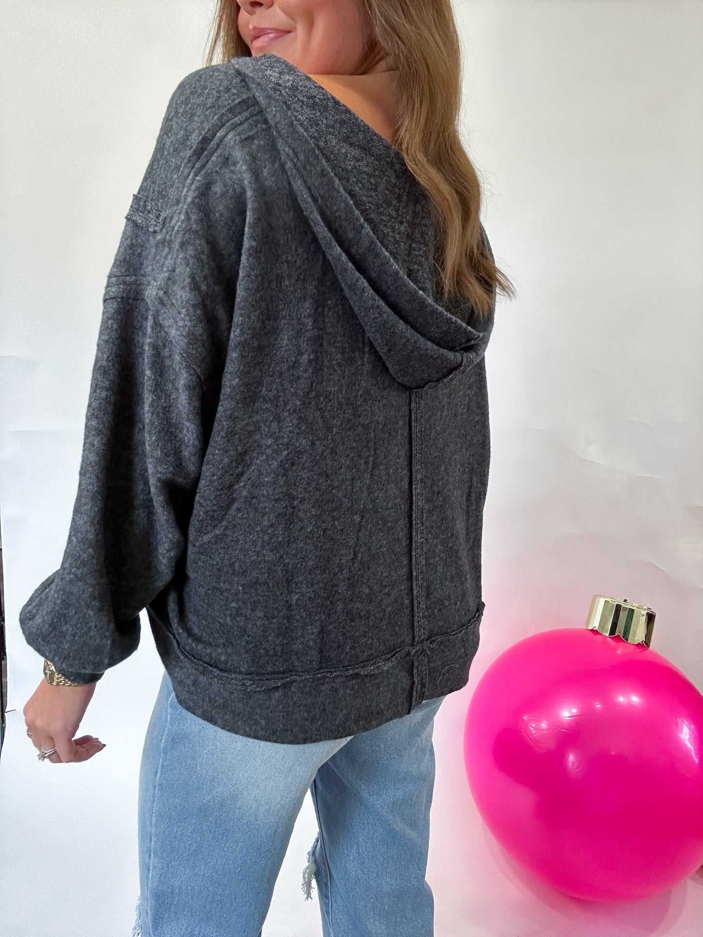 COZY TIMES HOODIES - BLACK