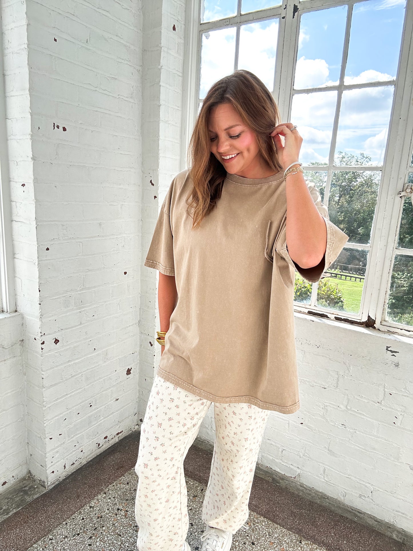 LATTE BOXY TEE