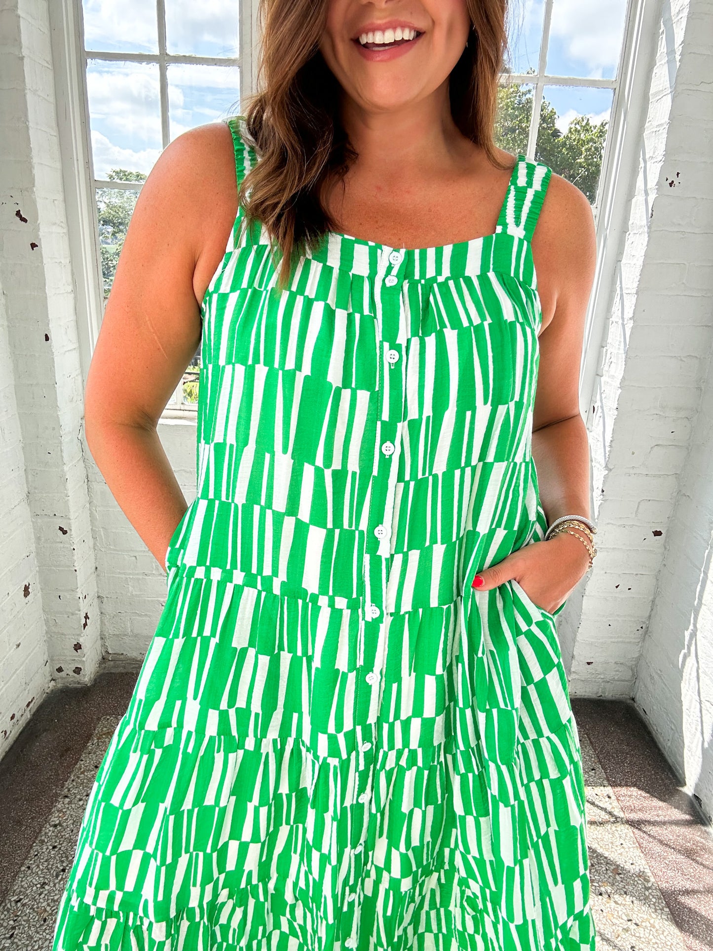 EMERALD CUT MAXI DRESS