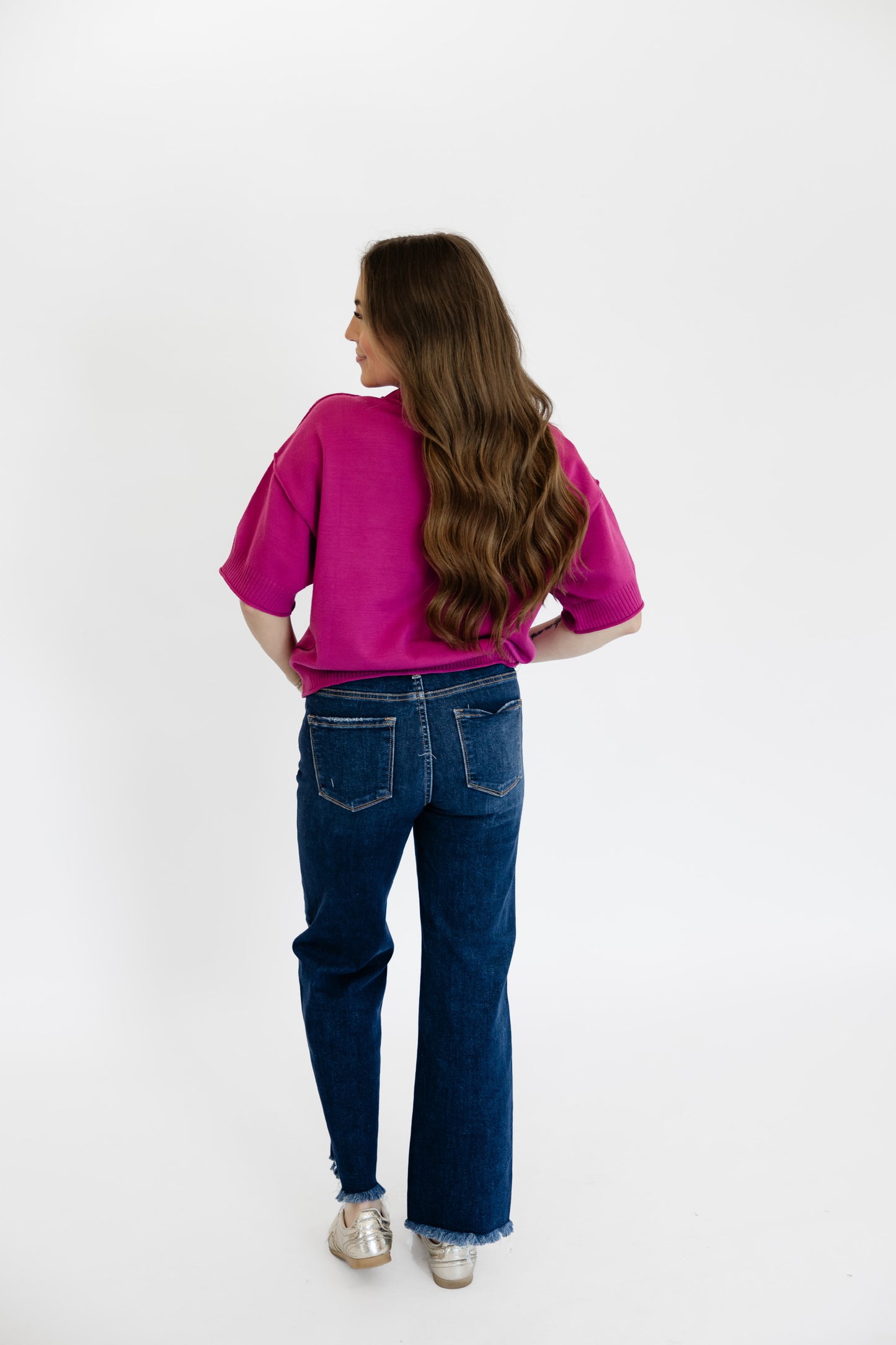 HAPPY DAYS SWEATER TOP - PINK