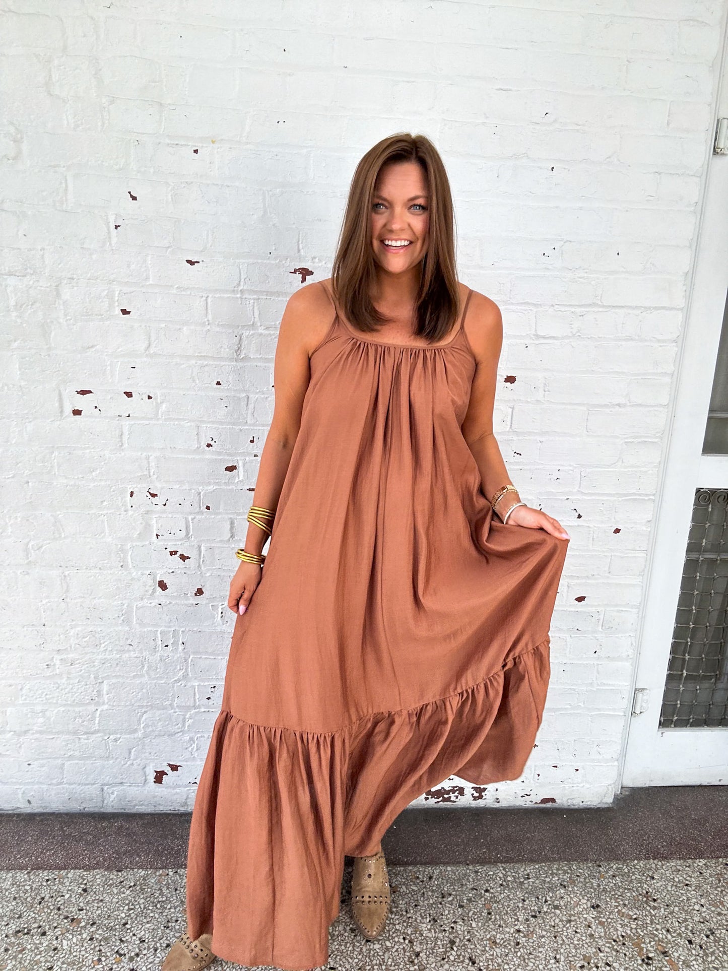 FALLING SOFT MAXI DRESS