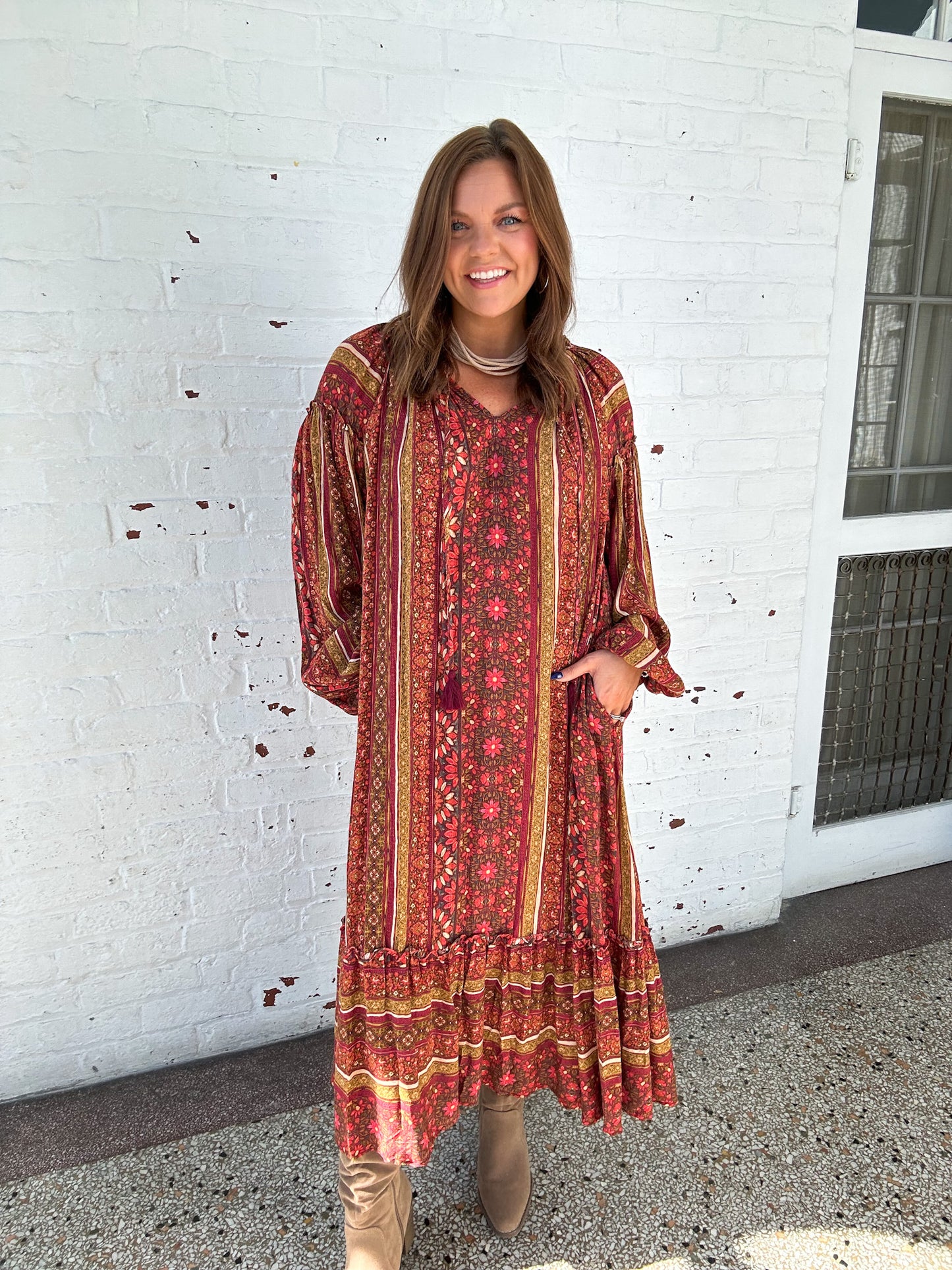 BOHO MAPLE MAXI DRESS