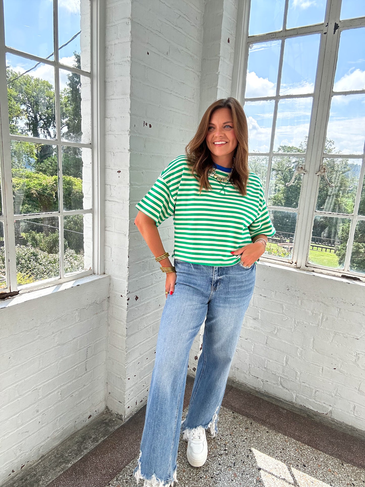 BLAKELY STRIPE TOP