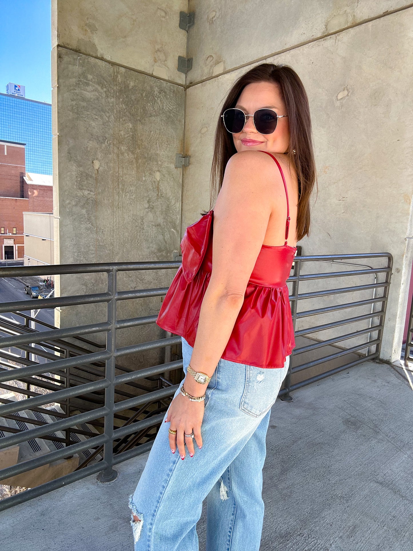 RED BOW TOP