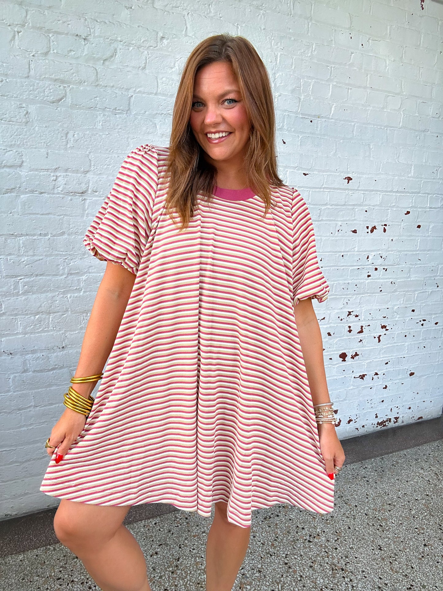 HARLOW STRIPED DRESS